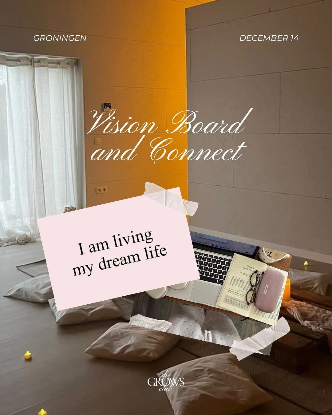 THIS SUNDAY 🕯️

Big news! Our Vision Board &amp; Connect event in our brand new EOSY Studio ✨We&rsquo;re not only excited to show you our location as one of the first to see it, but also to create our visionboards for 2026!

Last year we did the sam