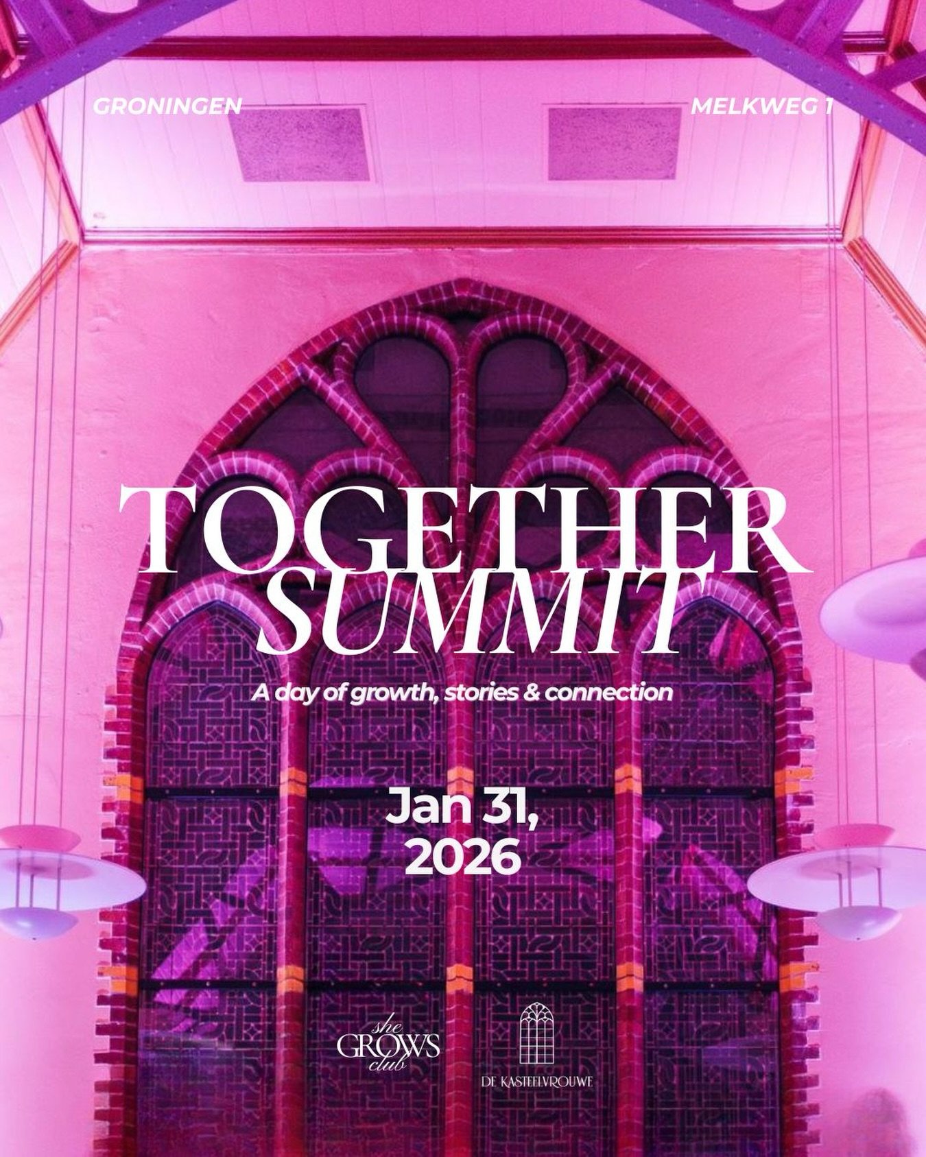 SHE GROWS TOGETHER SUMMIT
Our biggest event yet.. 👀 Not only will we launch something unique you&rsquo;ve all been needing, we&rsquo;ve also invited three amazing and inspiring speakers for you to start 2026! The most amazing brands will support you