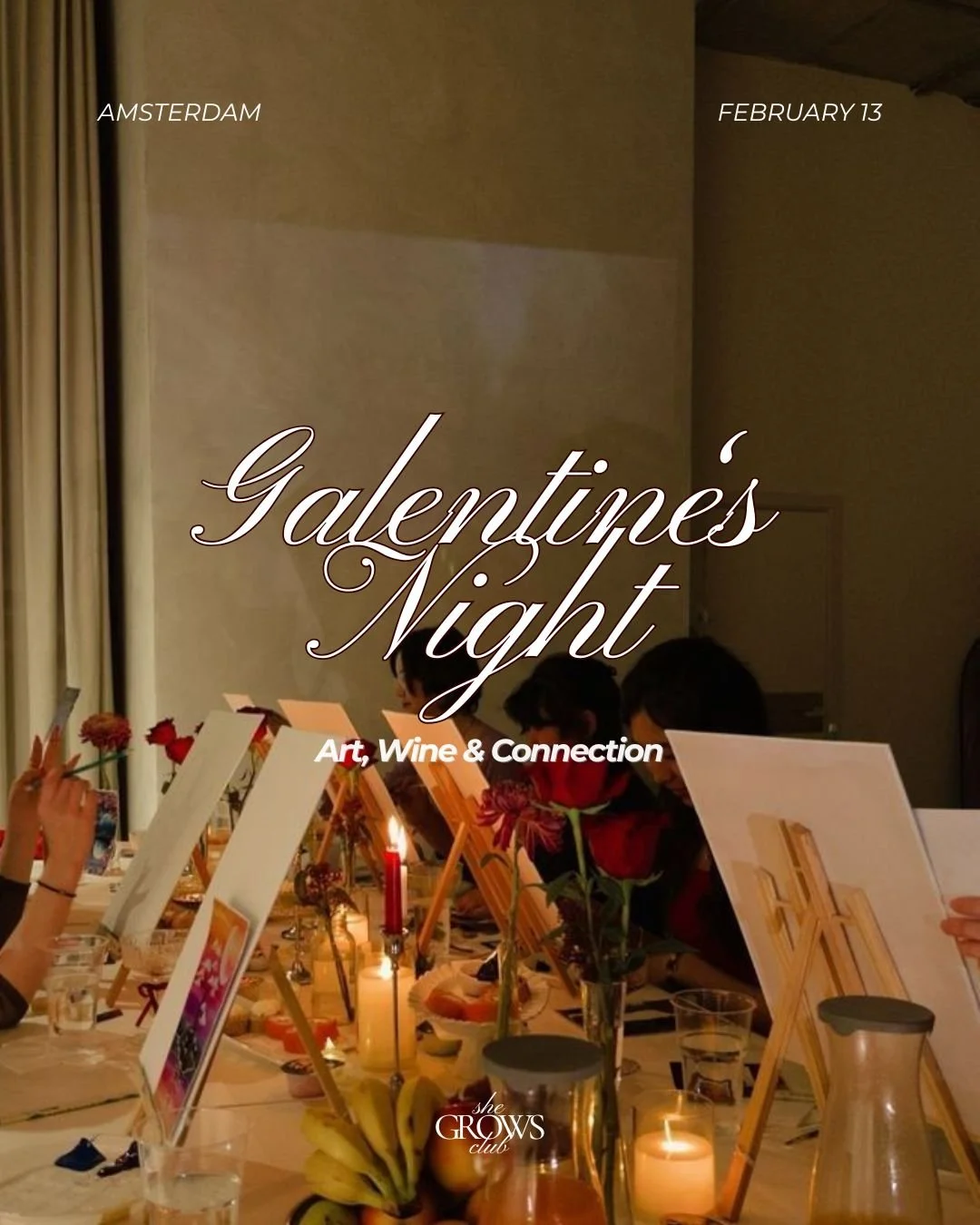 Galentine's Night: Art, Wine & Connections