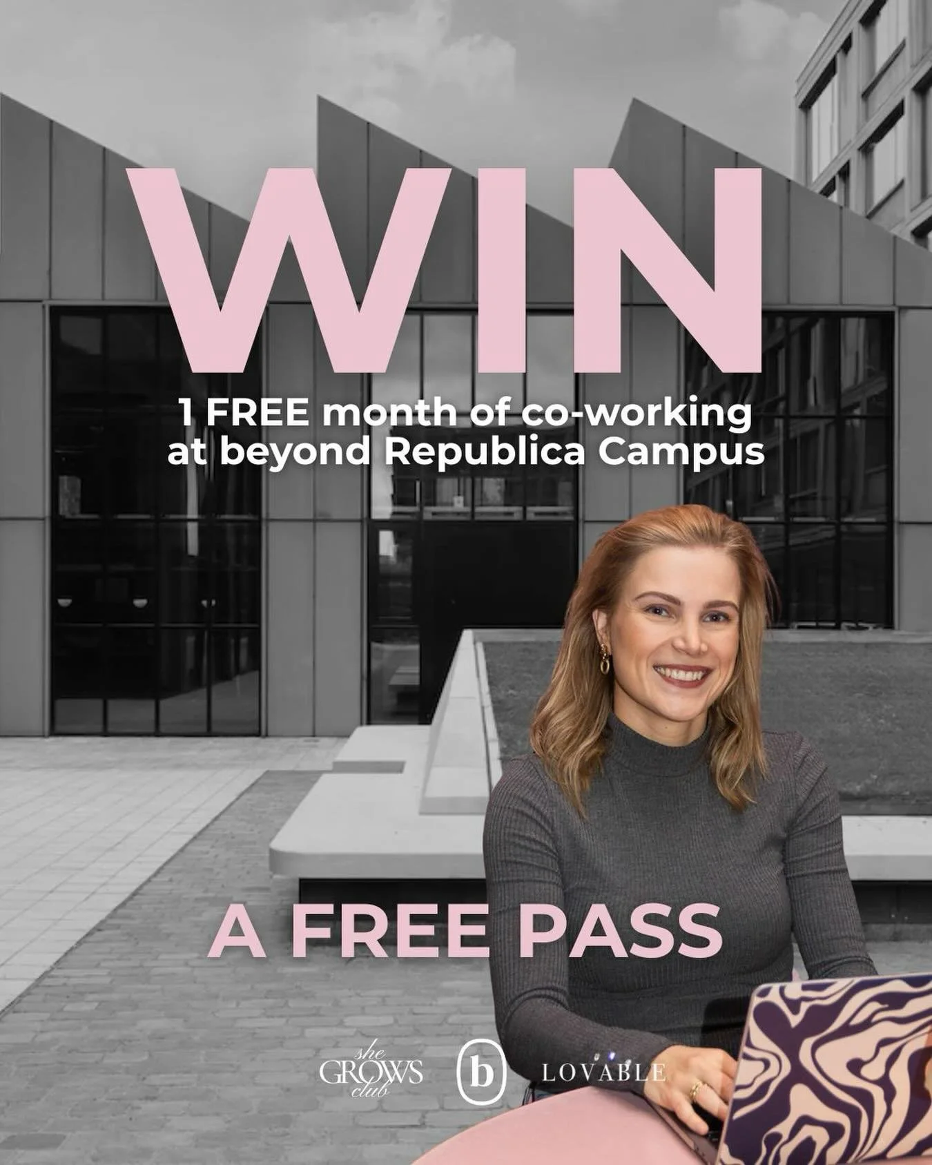 GIVEAWAY TIME 👀
in collaboration with @wearebeyond_work 

Win 1 month of free coworking at beyond Republica Campus (1 winner) in Amsterdam

If you&rsquo;ve been wanting a space to focus, create, and finally move your dreams forward, this is your sig