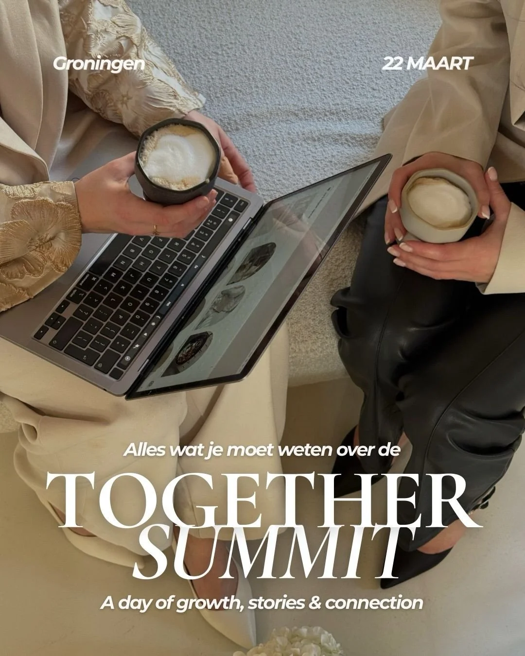 Note in your calendars! 22 MAART - She GROWS together summit ✍🏼

Een dag vol inspiratie, groei &amp; connecties 💙 Wordt ge&iuml;nspireerd in een zaal vol like-minded vrouwen, 3 geweldige sprekers met elk hun eigen expertise &amp; ga zeker niet met 