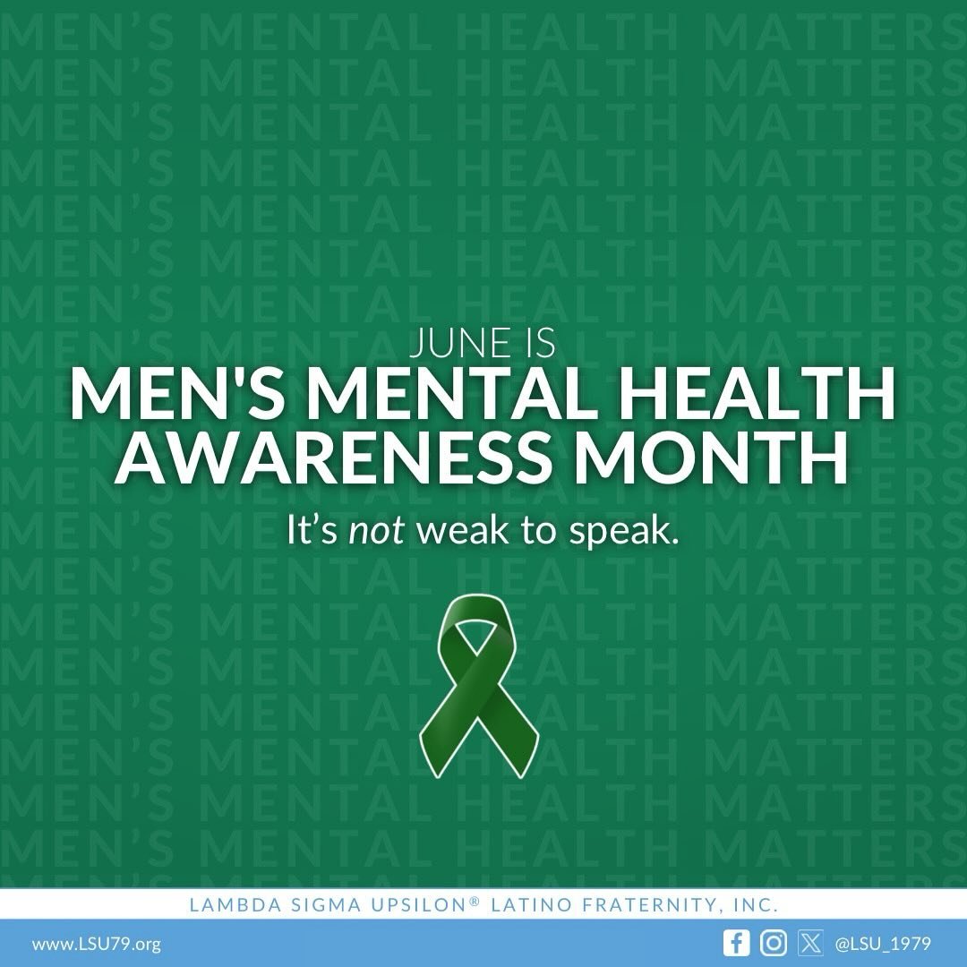 🔹June is Men&rsquo;s Mental Health Awareness Month
🔹Let&rsquo;s break the stigma surrounding men&rsquo;s mental health and encourage open conversations. Remember, speaking out and seeking help is a sign of strength, not weakness. 
🔹Together, we ca
