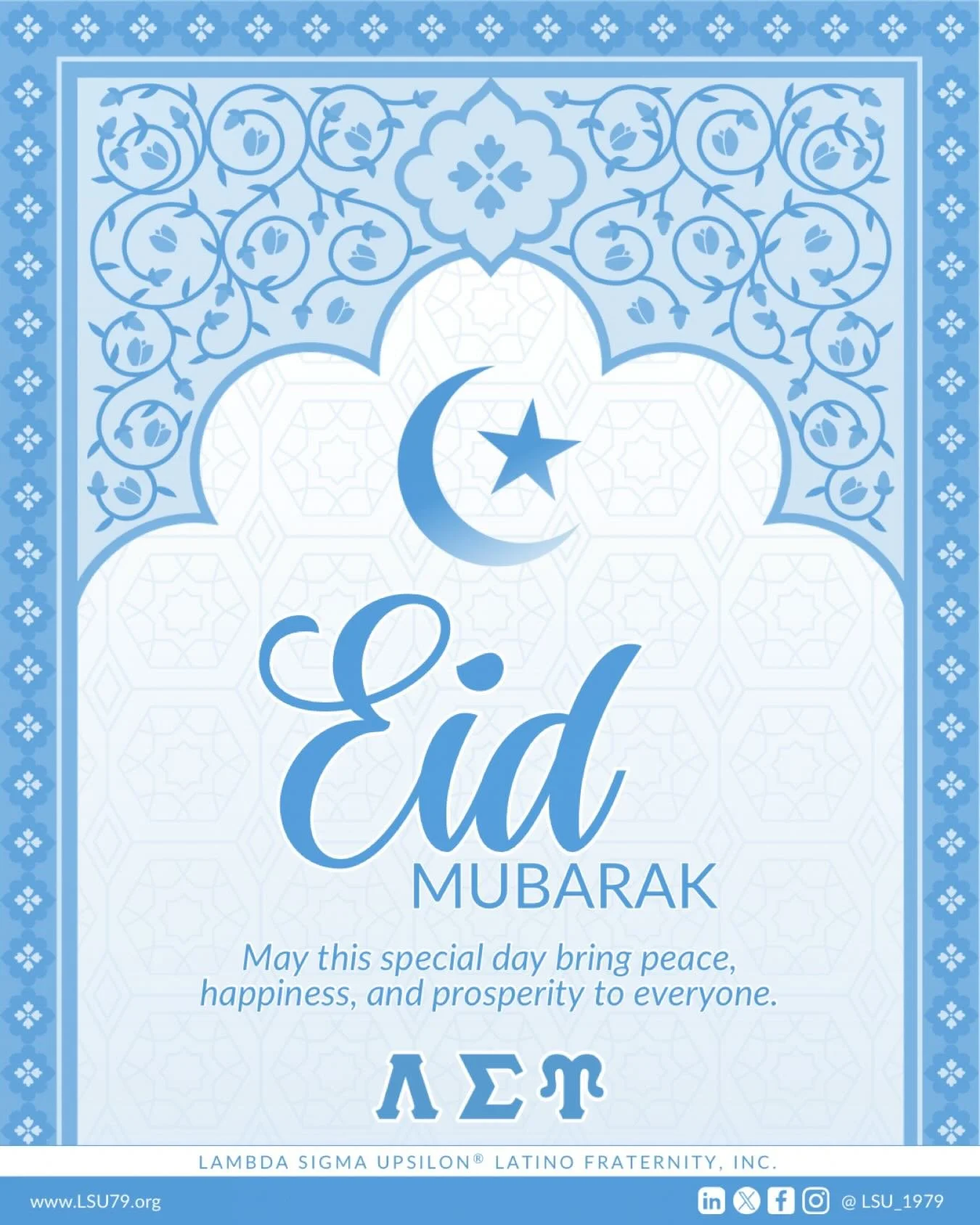 🔹As the sun sets around the world, we would like to extend our best wishes to all of our Brothers, Sisters and friends marking the end of Ramadan. 🌙🕌🕋

🔹May your celebrations be filled with family and may more happiness, love, wisdom, kindness, 