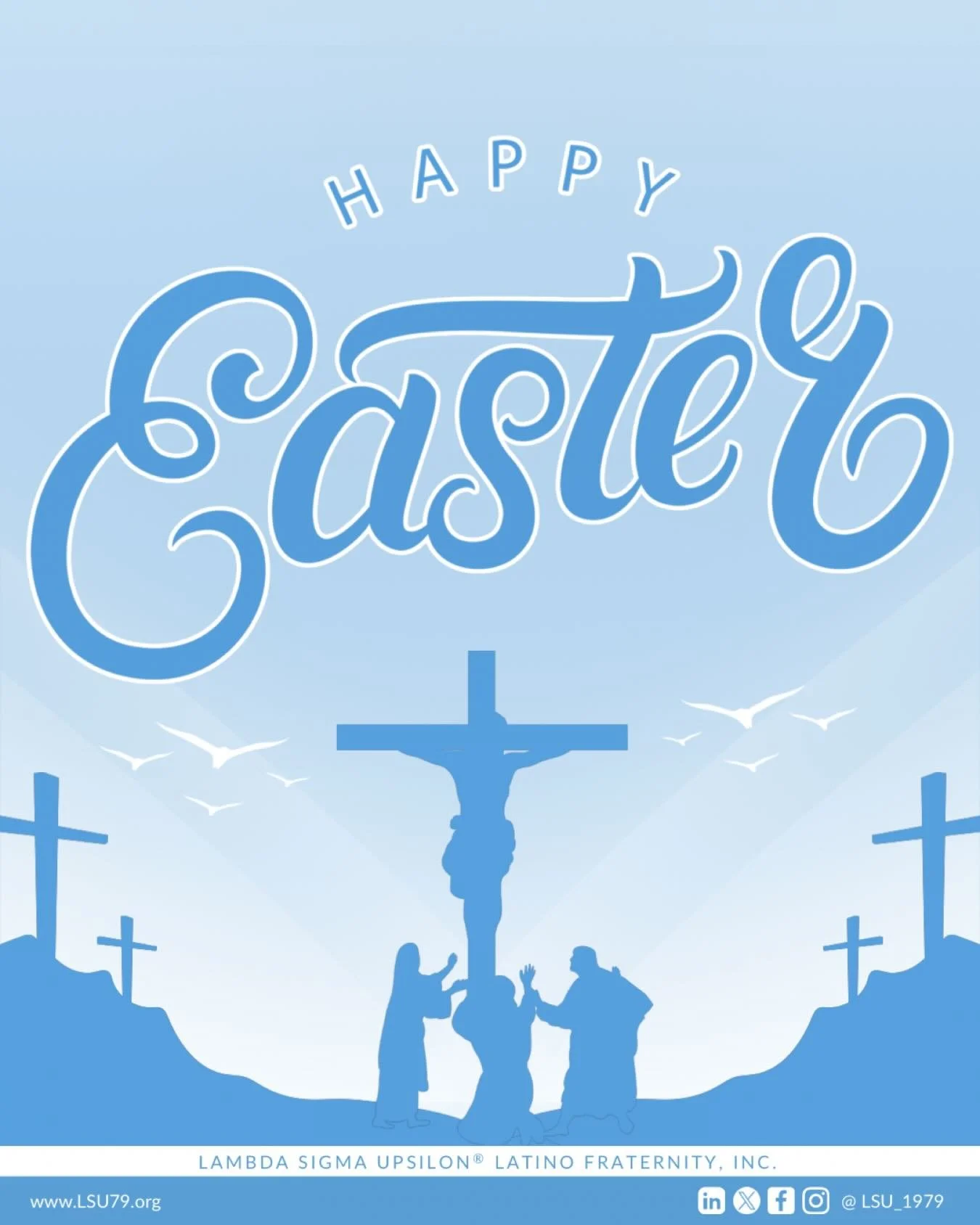 🔹The Oh So Smooth Brothers of Lambda Sigma Upsilon Latino Fraternity, Inc., would like to wish all of our Brothers, Sisters, and friends who observe a very blessed and happy Easter. 

May this season of renewal bring you peace, happiness, and an abu