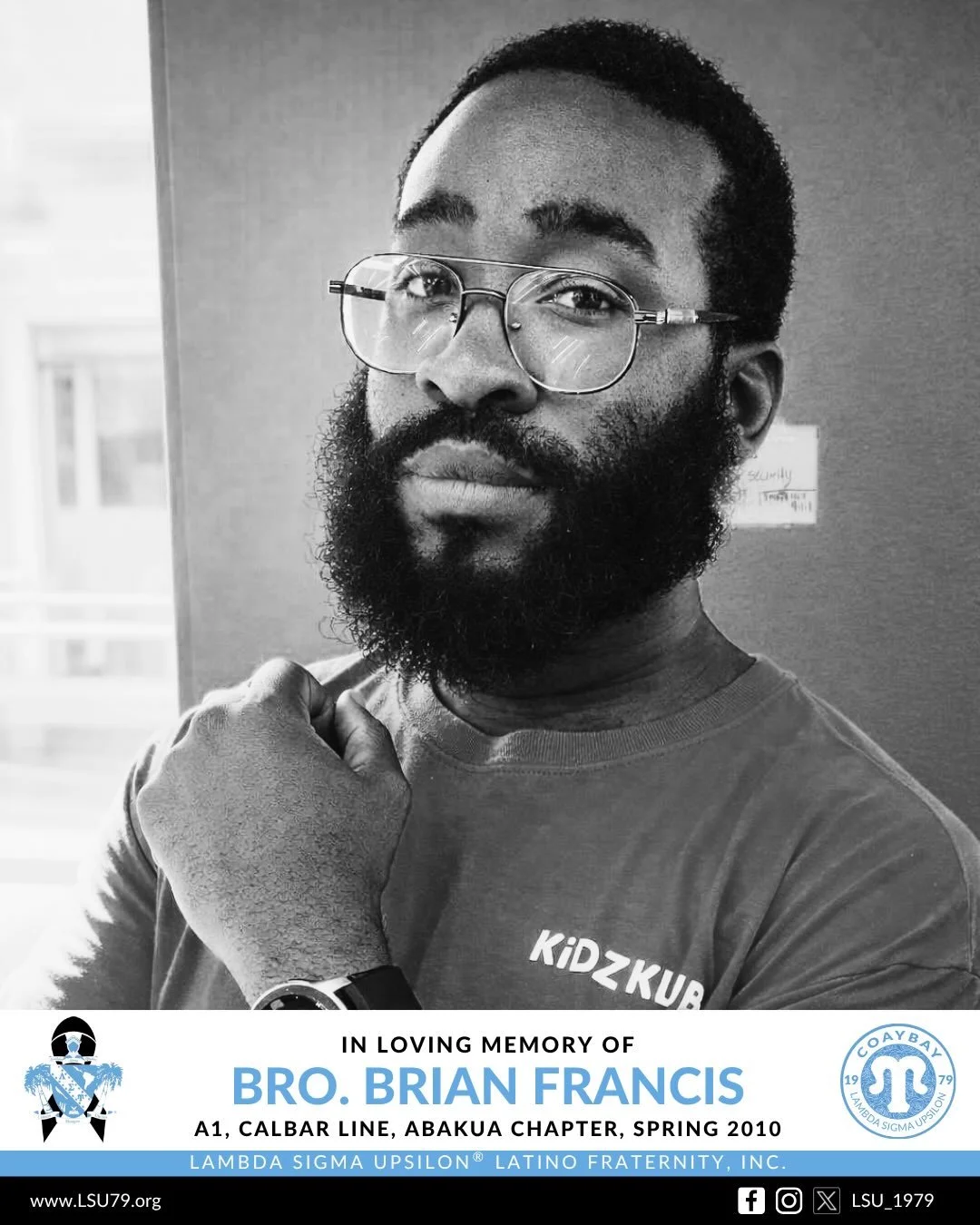 🔹It is with deep sorrow that we share the passing of Brother Brian Francis, of the Abaku&aacute; Chapter (Spring 2010) 🕊️

🔹Brother Brian was a devoted son, a loving father, and a cherished brother whose impact was felt by all who had the privileg