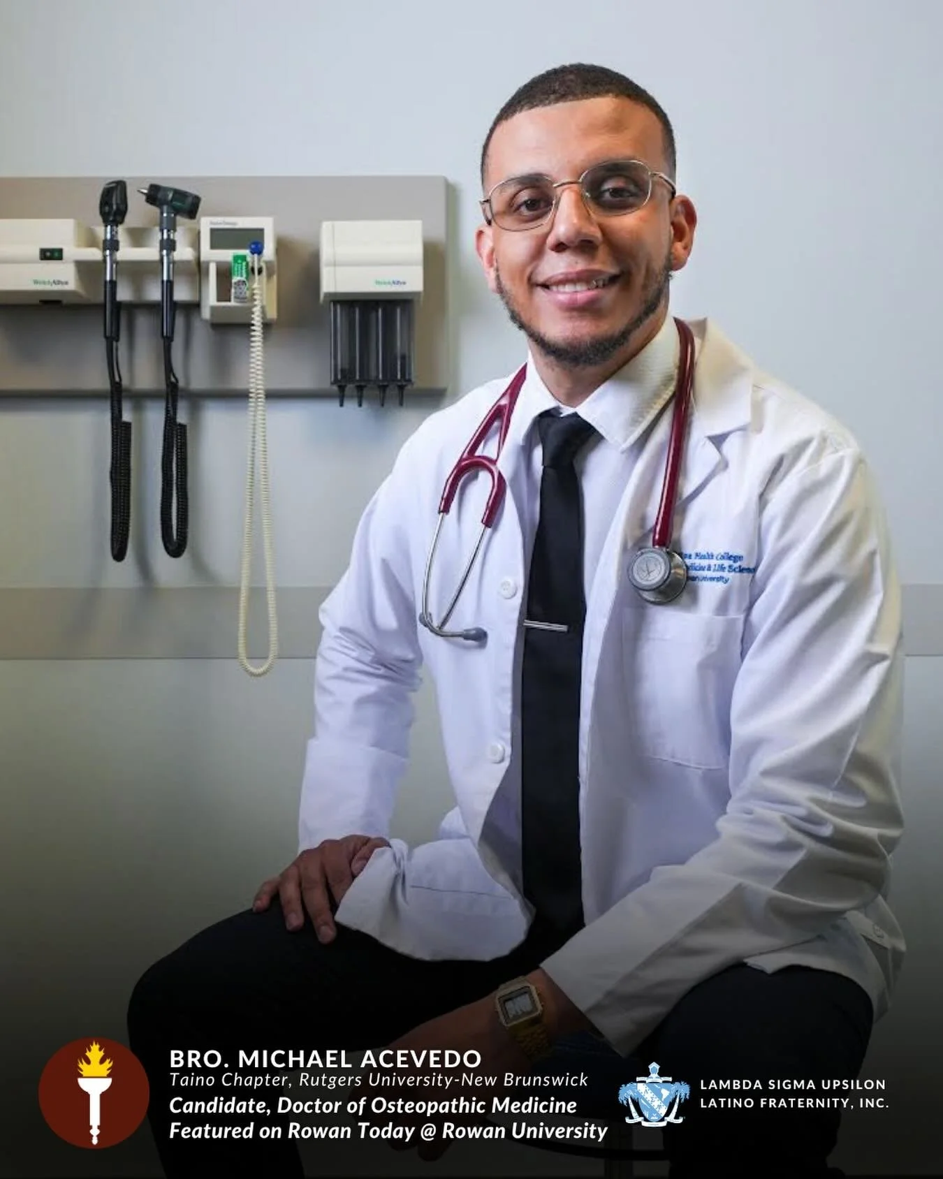 🔹#RoleModelsToTheCommunity 🤝
🔹Congratulations to Brother Michael Acevedo of the Taino Chapter (Rutgers University&ndash;New Brunswick) for being featured in Rowan Today, Rowan University&rsquo;s online magazine, in the article &ldquo;Michael Aceve