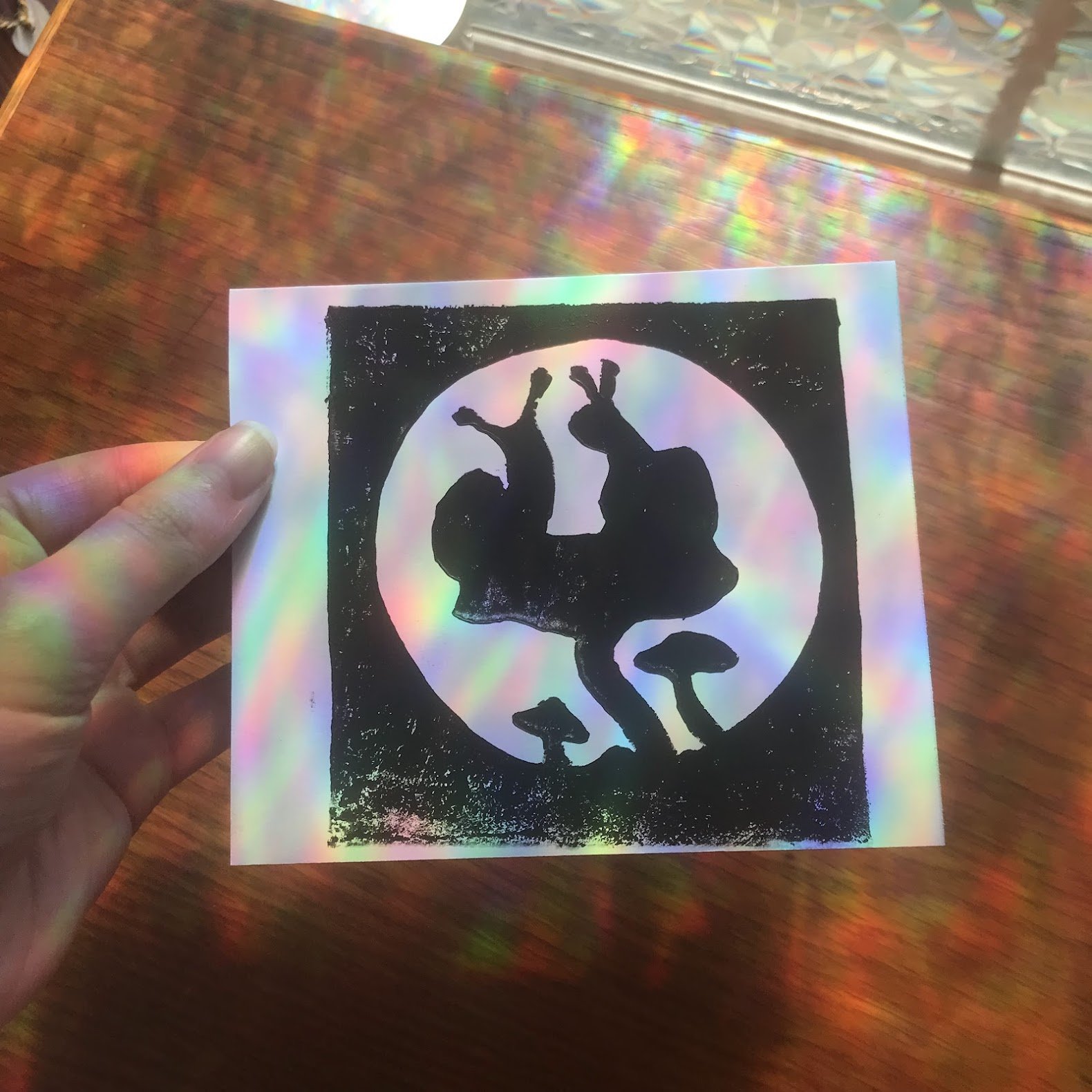 Two Snails in Love Greeting Card