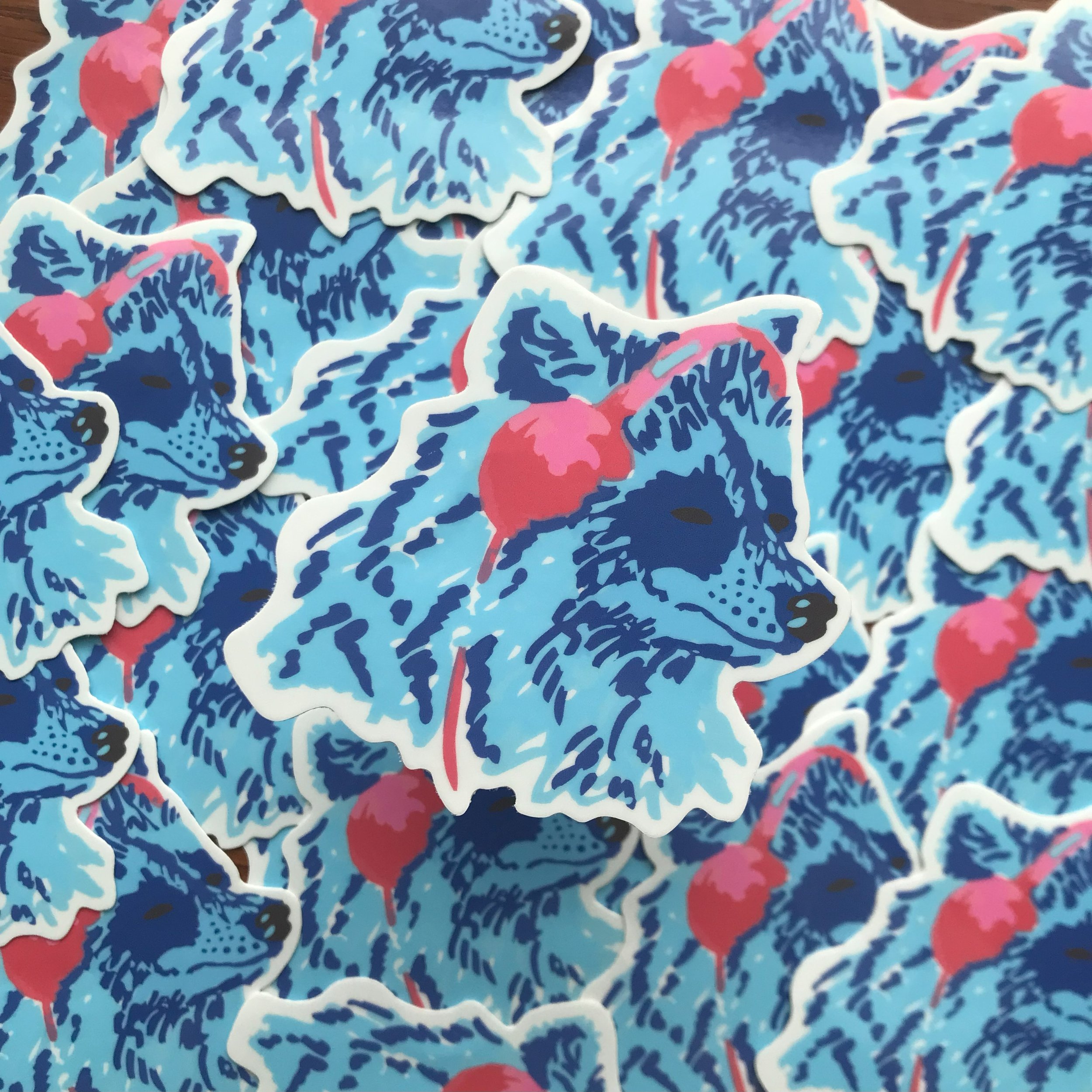 Raccoon Jammin Stickers.jpeg