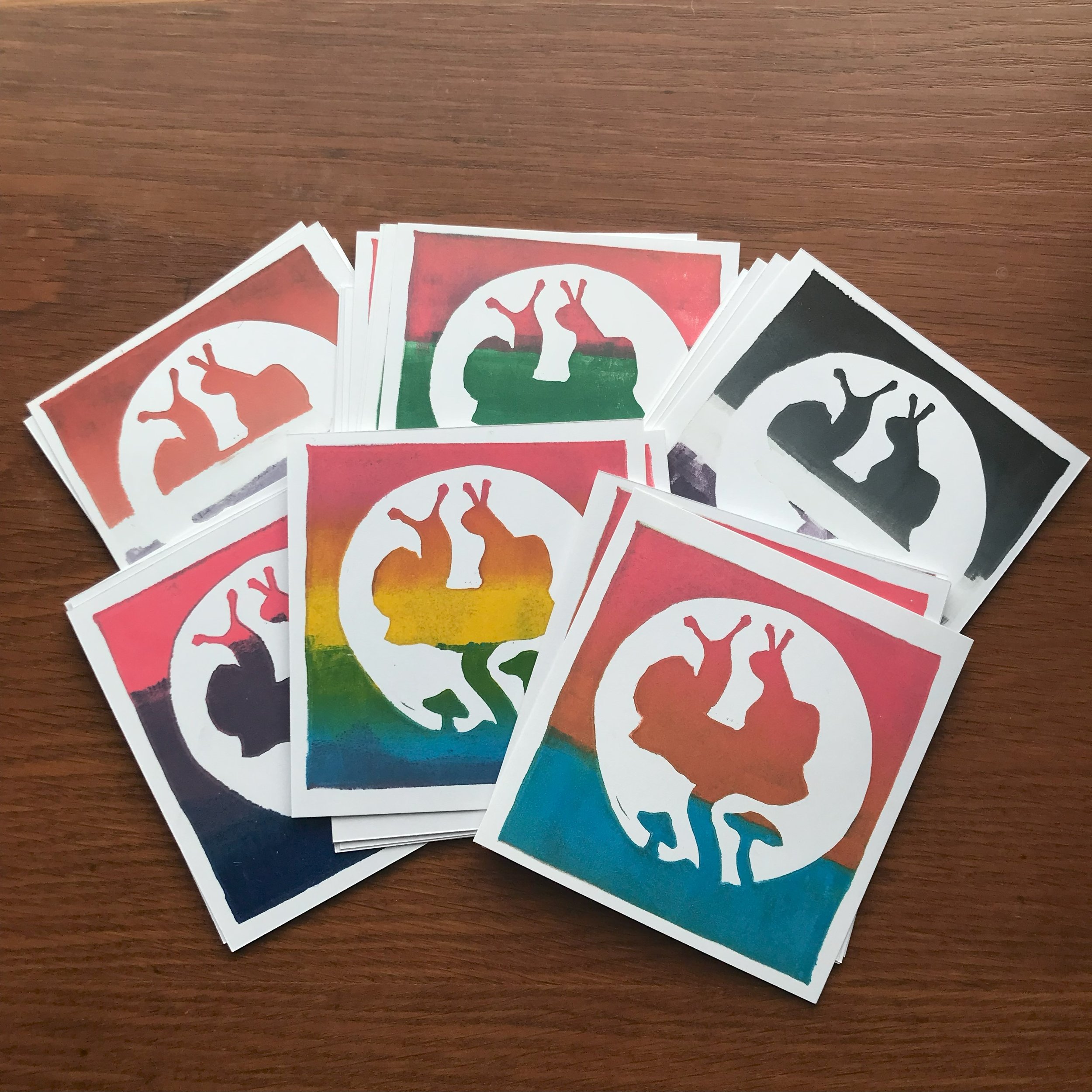 Two Snails in Love Print: Pride Collection