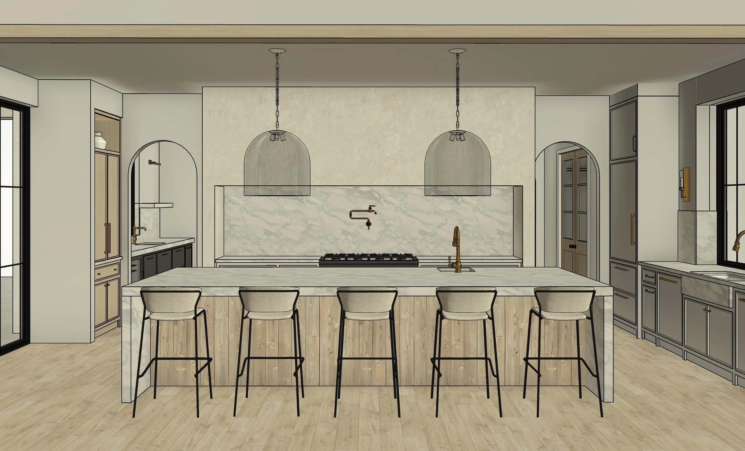 SHAWNA - kitchen sunroom pantry - 3D View - kitchen 1.jpg