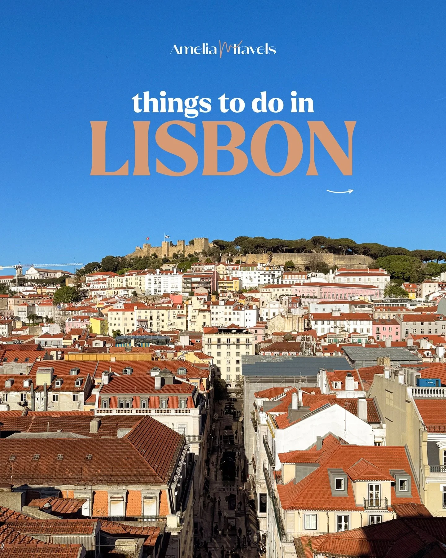 📌 Save this post for your trip to Lisbon, Portugal 🇵🇹❤️

📍Things to do in Lisbon&hellip;
💛 Visit Pra&ccedil;a do Com&eacute;rcio 
🍷 Mama Shelter Rooftop bar
⛪️ Jer&oacute;nimos Monastery 
🌅 Sunset Boat Tour 
😋 Try a Pastel de Nata 
😍Miradour