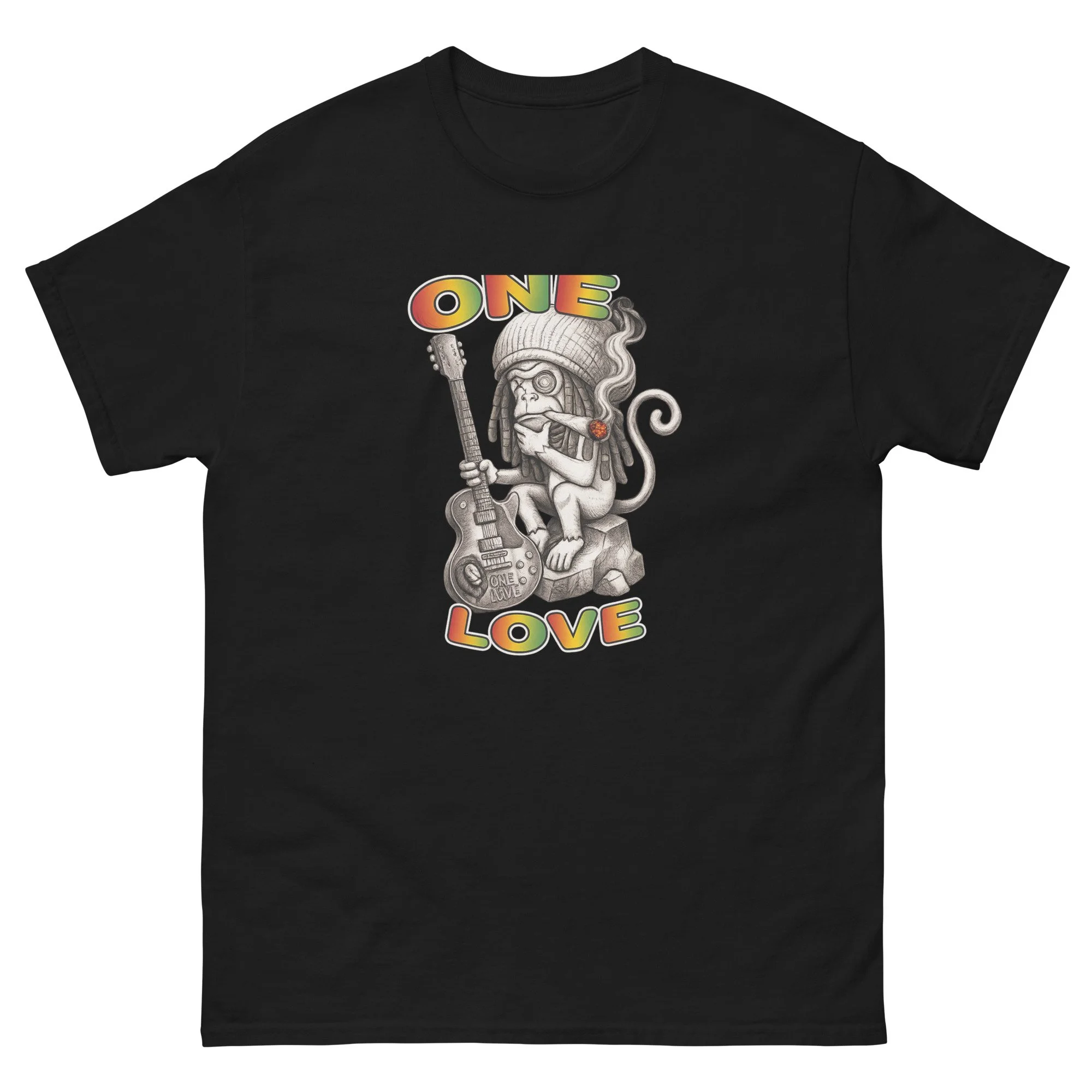 Ghost Monkey – One Love Rasta Tee