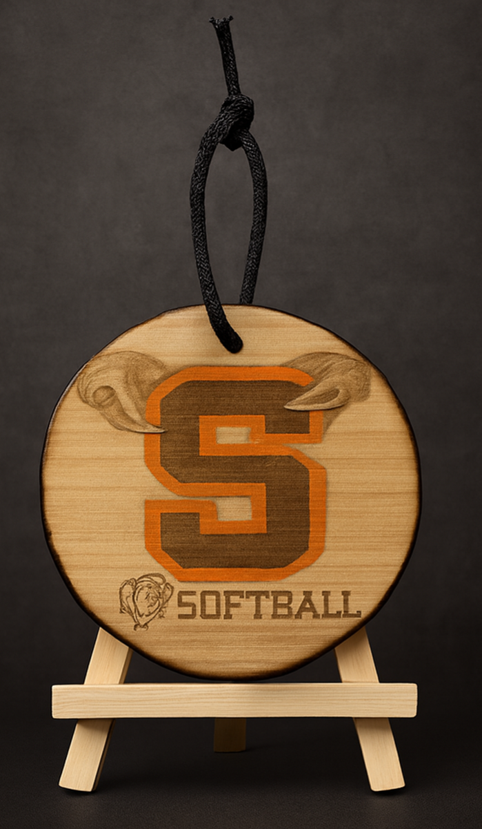 Custom Logo Round – School Spirit Engraving
Laser‑engraved 4" round featuring your school or team logo, personalized with jersey number and year. Comes with a wooden easel for display or paracord for attaching to a bag. Optional custom message engrav