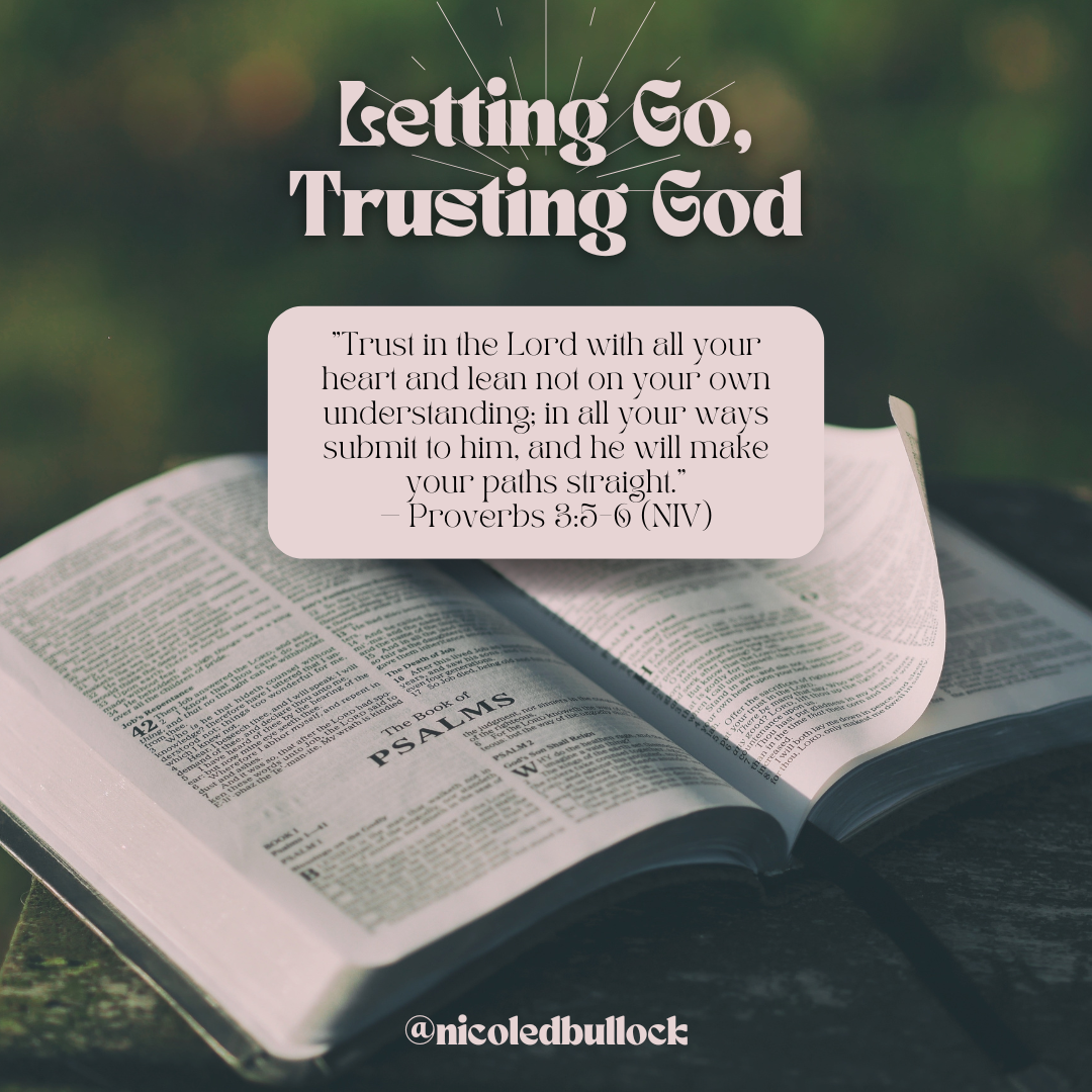 Letting Go, Trusting God