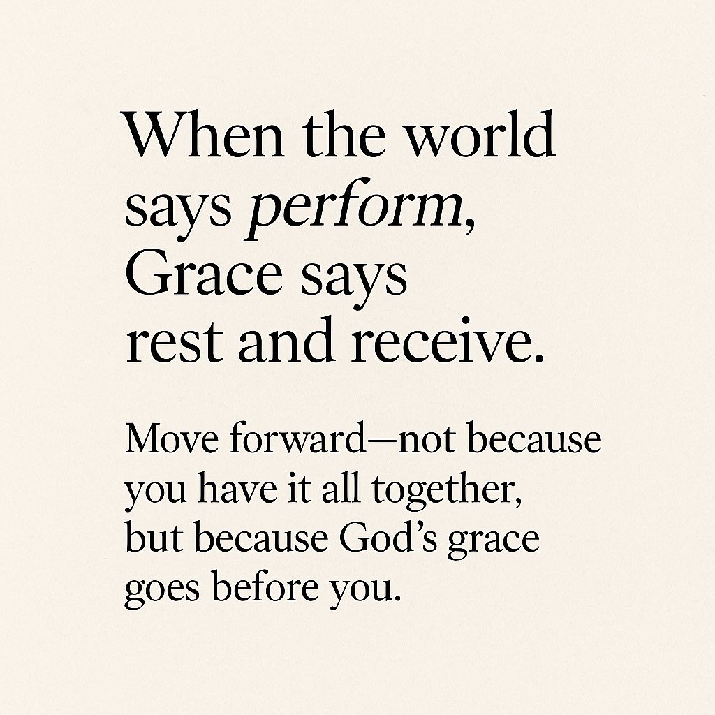Let this be your reminder this week: You&rsquo;re not leading in your own strength. You&rsquo;re graced for this.
#MondayMotivation  #RestAndReceive #FaithOverFear #newweeknewgoals