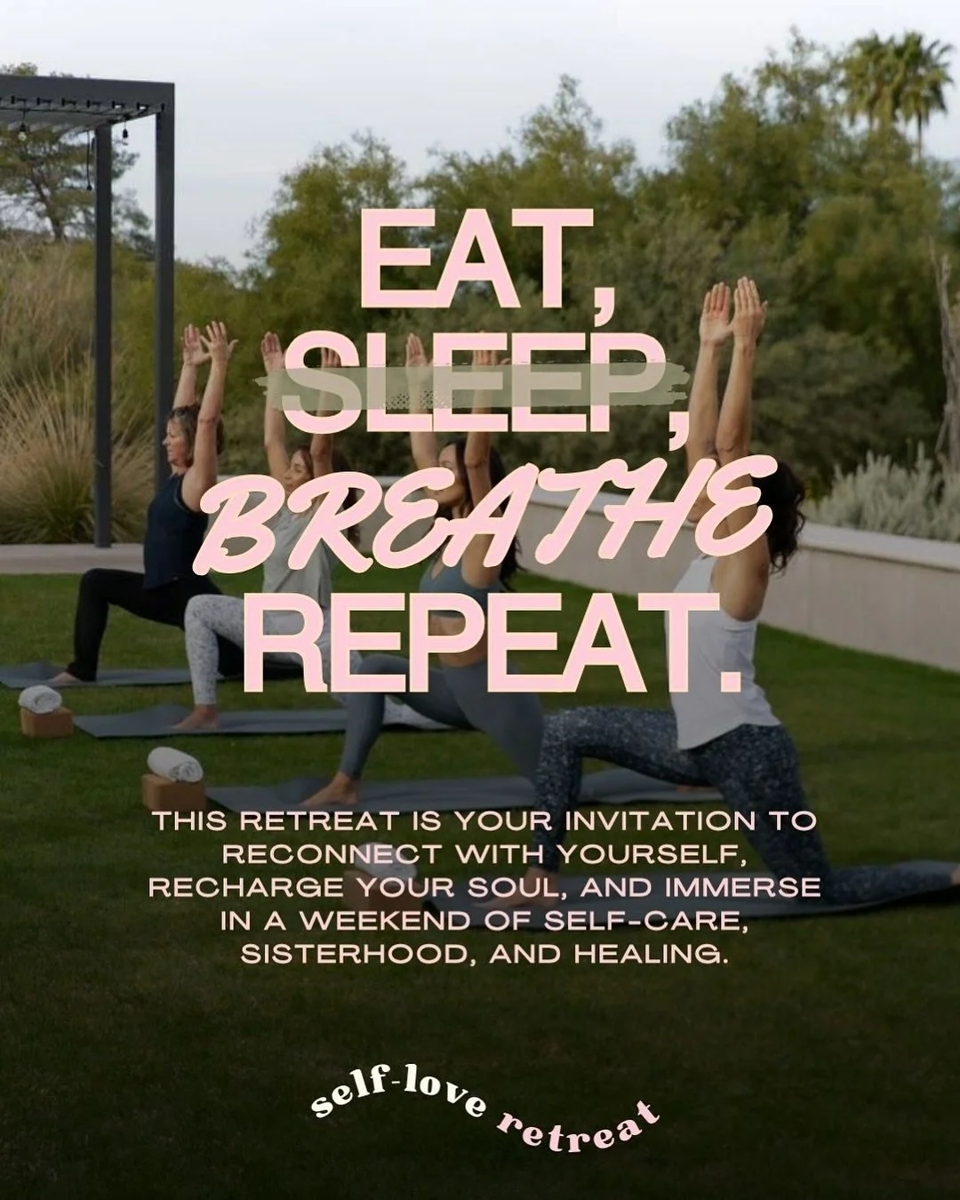 The official Self Love Retreat itinerary just dropped 💖⛰️ Think: mountain yoga, waterfall walks, matcha ceremonies, and vibey workshops with your new fave girl gang 🌞🫶

We only have 4 spots left (!!!) and trust us&hellip; you&rsquo;re gonna want t