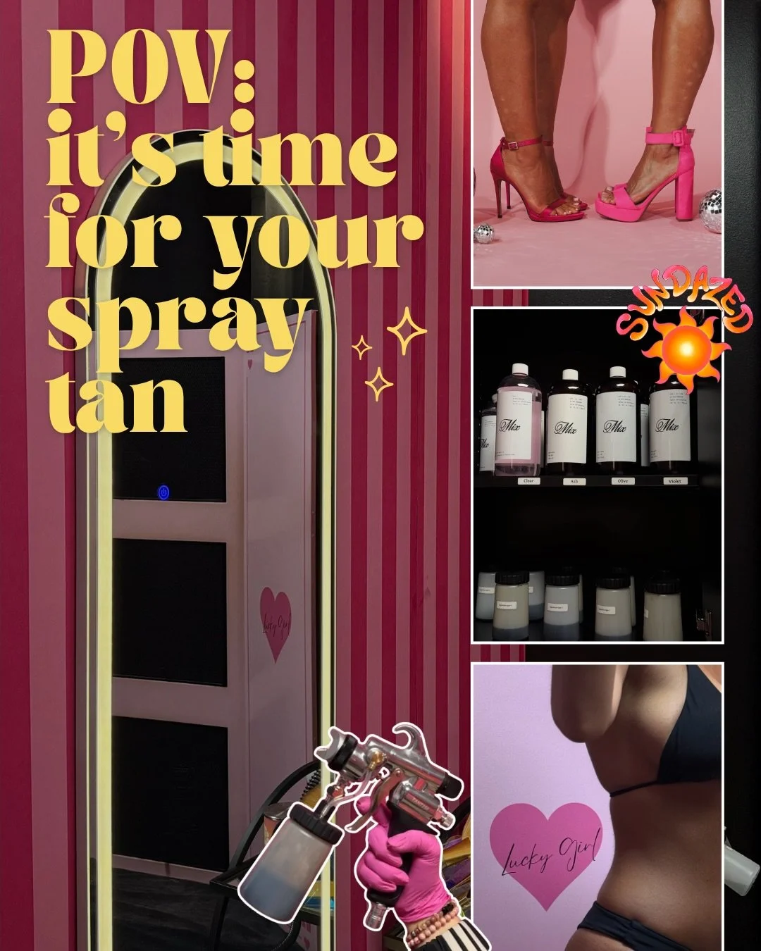 POV: you finally booked the spray tan 💖

The kind of tan that pulls your whole look together
and makes you feel like THAT girl ☀️ 

Book the tan, babe