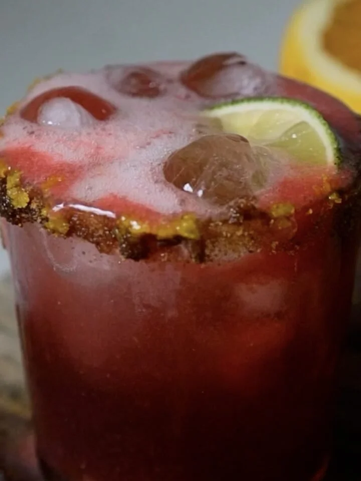 STRAWBERRY HIBISCUS MOCKTAIL