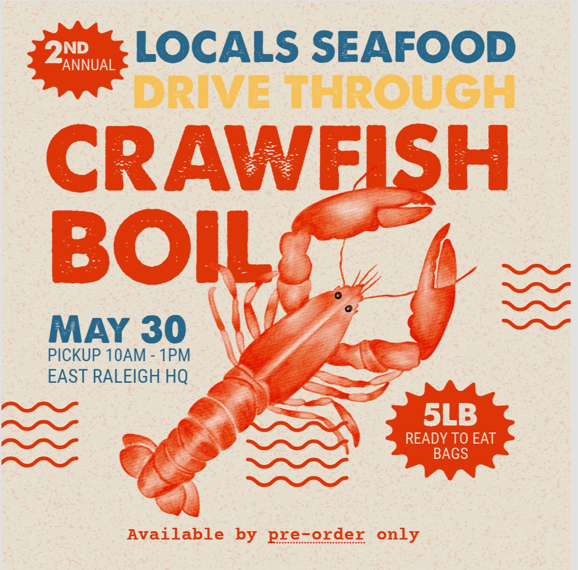 Crawfish Boil - May 30 
