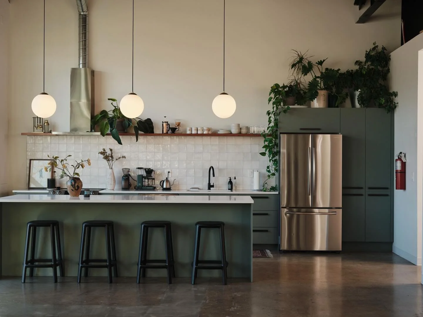 Full kitchen on site for food shoots, kitchen scenes, or an easy home base for catering and crafty. Built to keep long days running smoothly.