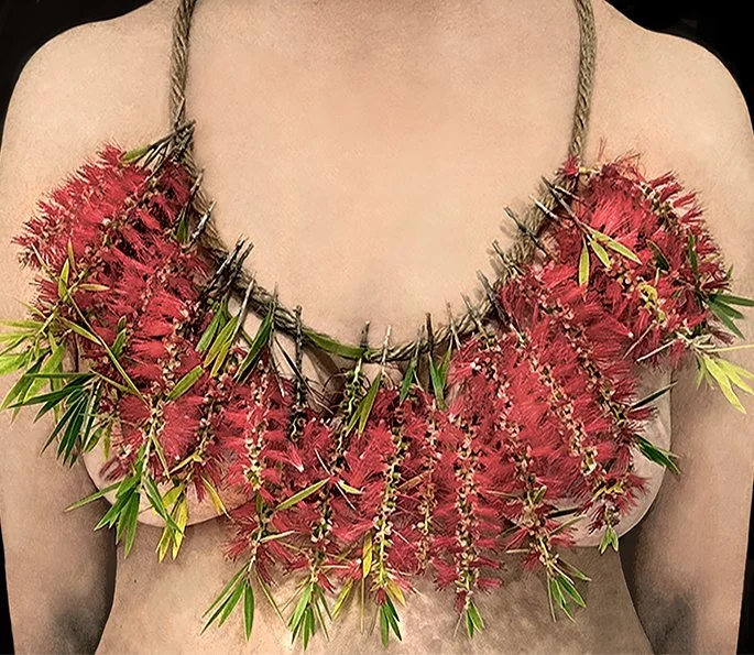  Becoming a Garden 2  (red necklace) 