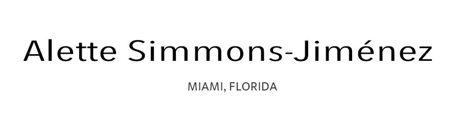 Alette Simmons-Jimenez