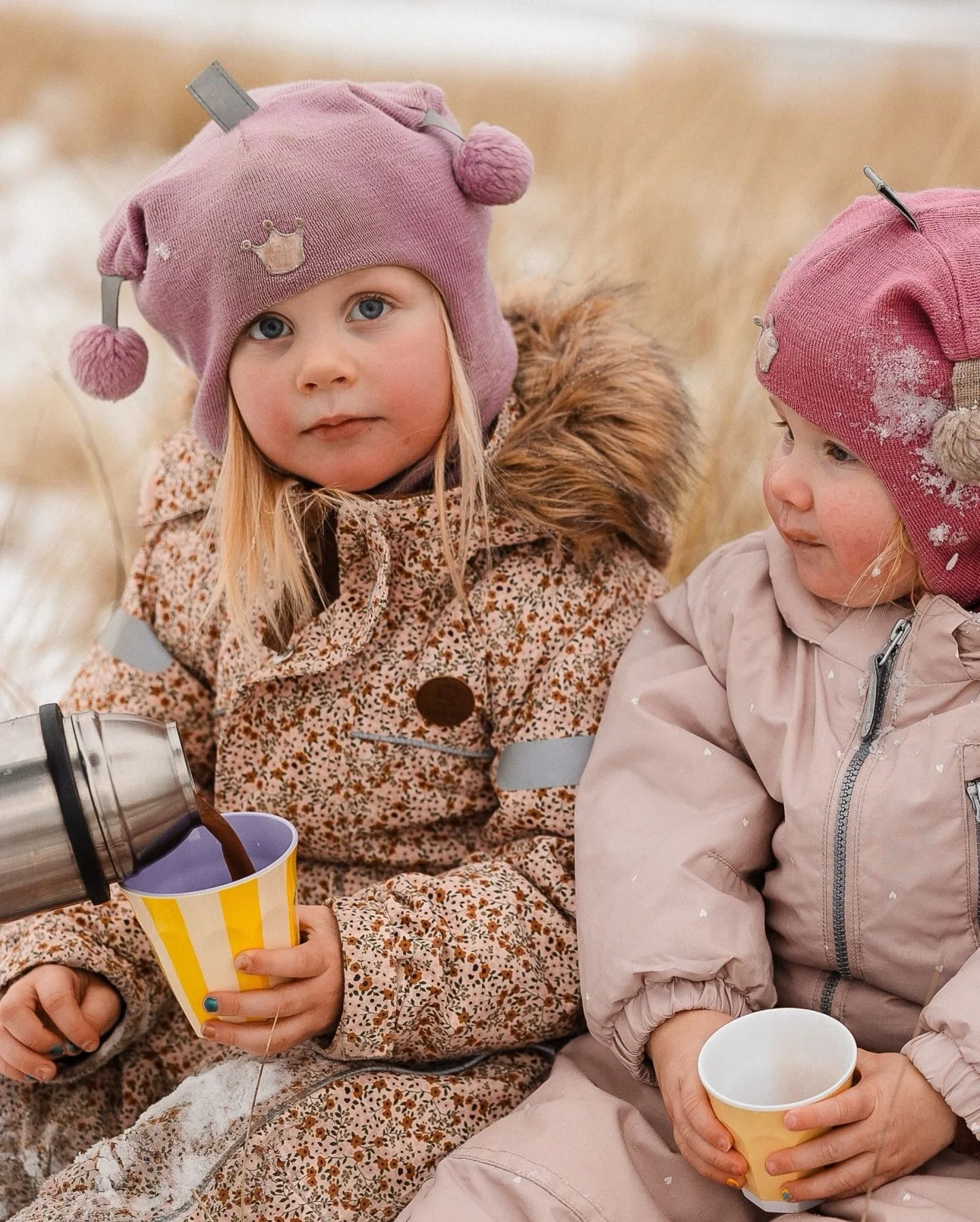 Kakao pausen slo godt an hos jentene 🤭☃️