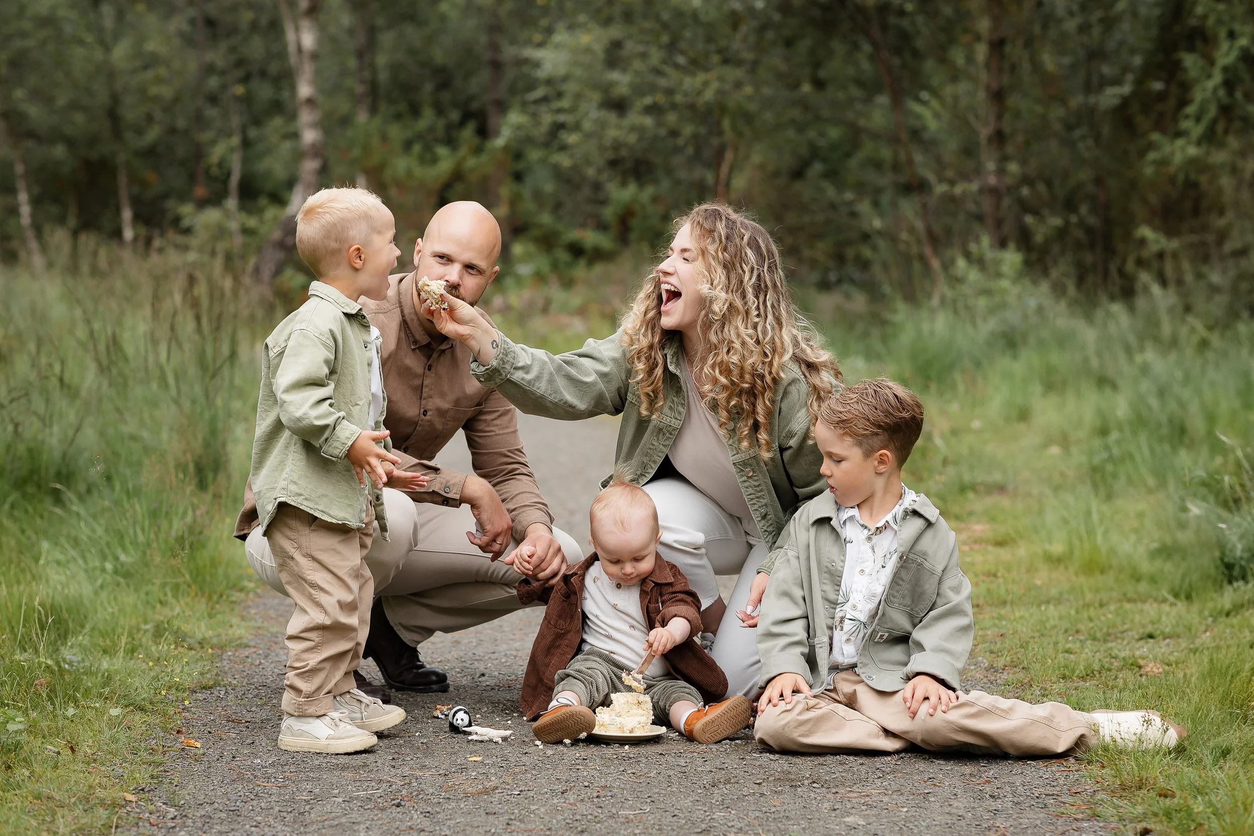 cakesmash med familien 
