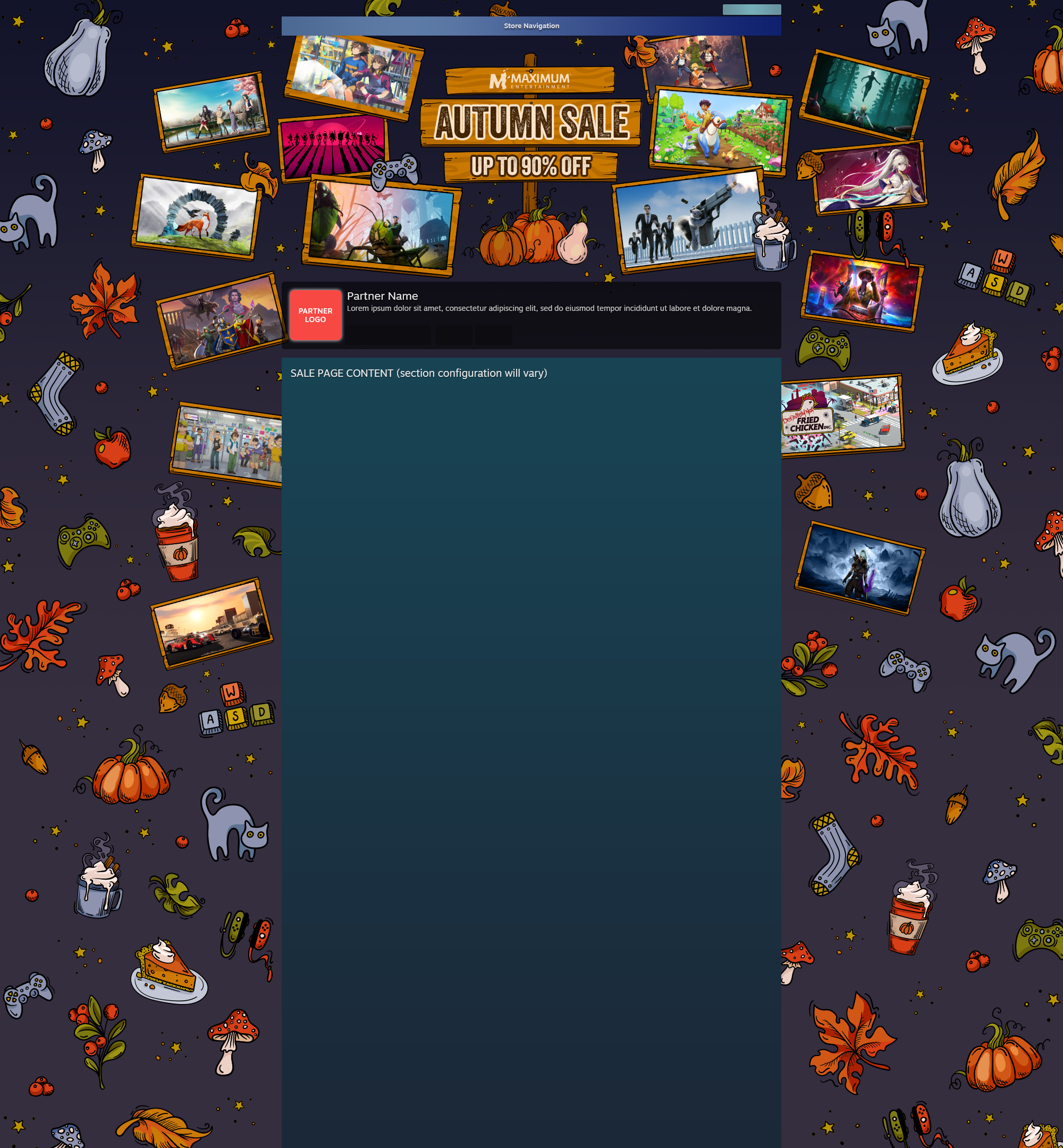 Autumn Sale Campaign - Final Illustrations