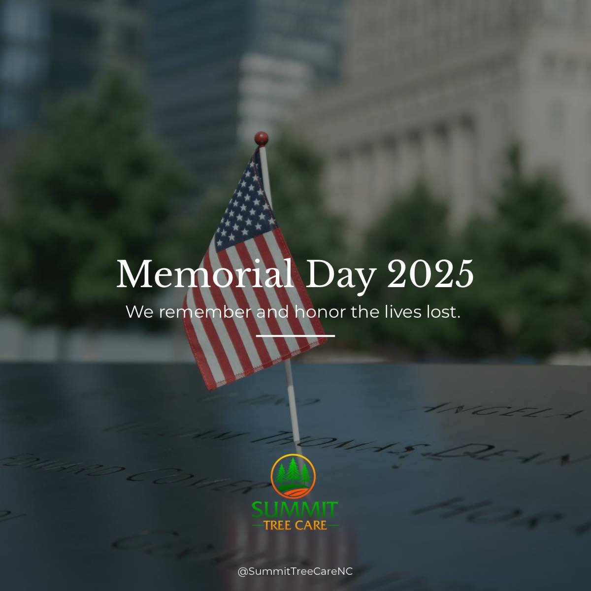 Today, we pause to remember and honor the brave men and women who made the ultimate sacrifice for our country.
πΊπΈ Their courage will never be forgotten.
#MemorialDay #HonorTheFallen #SummitTreeCare #Gratitude
