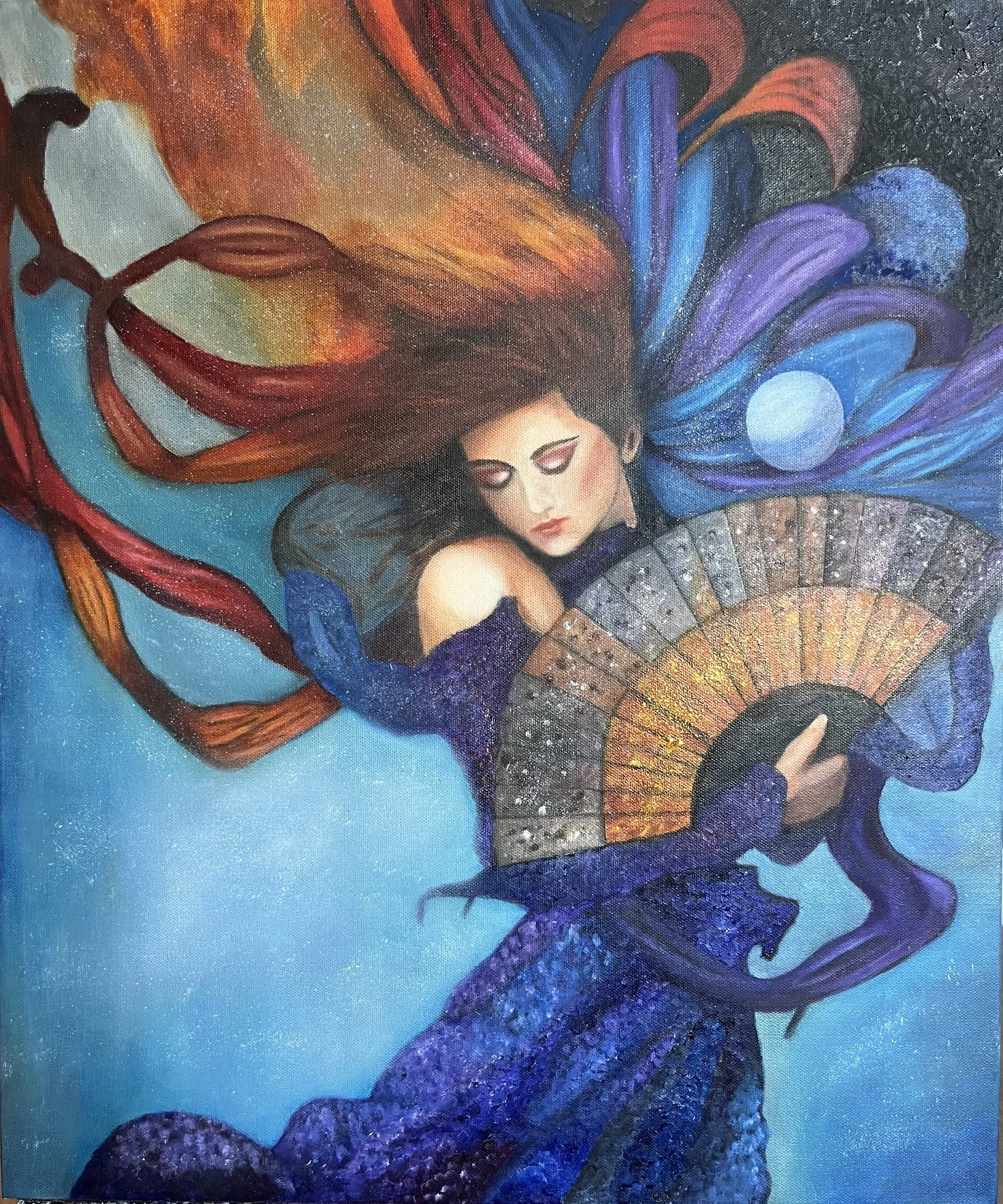 Vibrant Reflections: 20" x 24" Oil Painting *Preview
