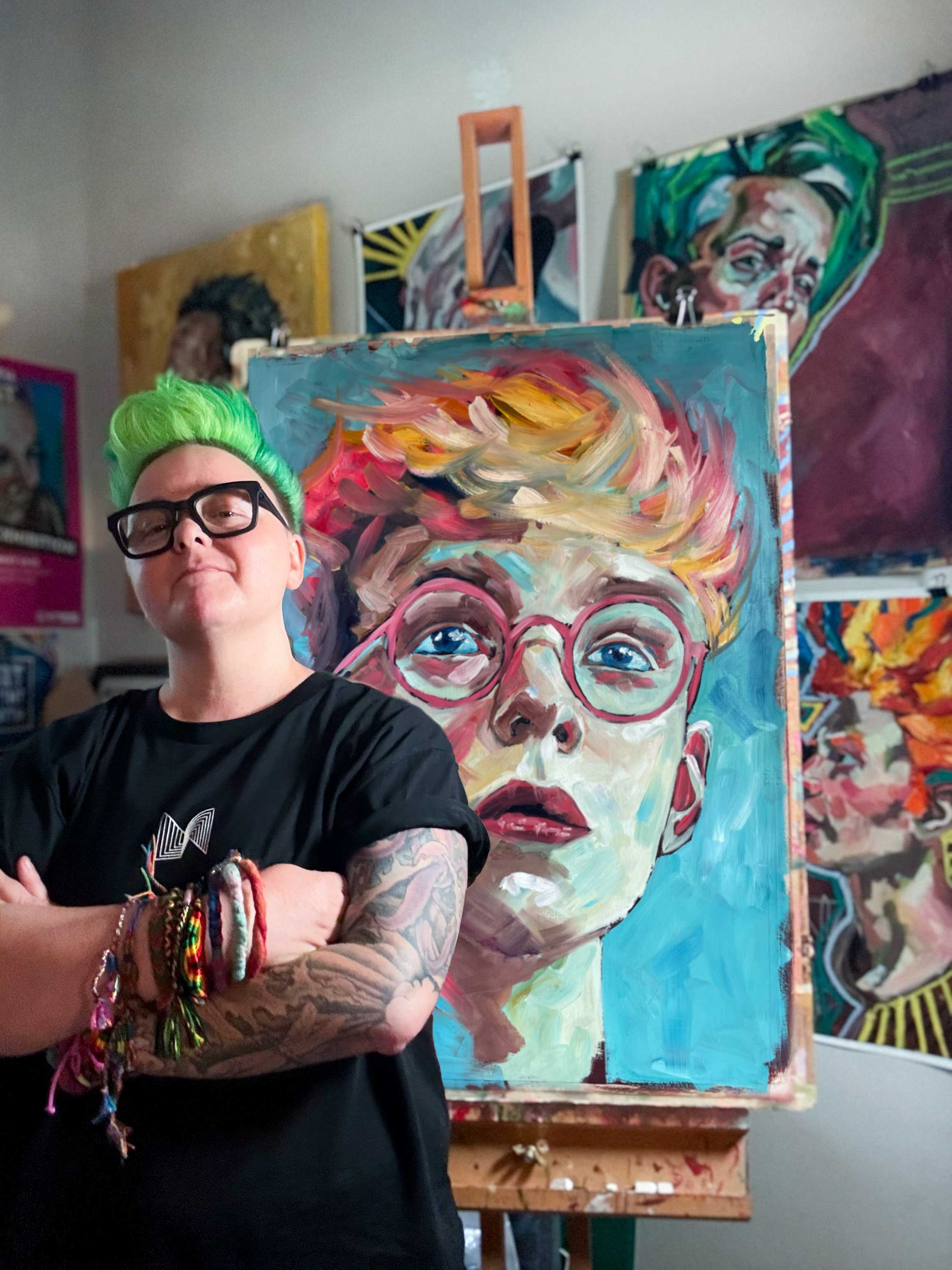 Painting intimacy and connection