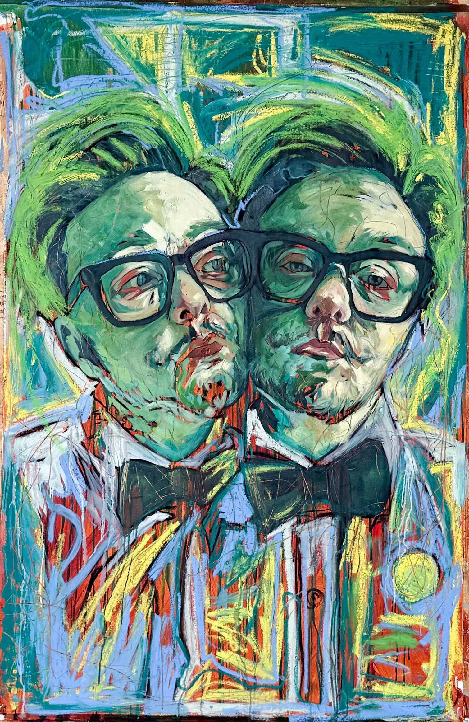 Cheek to Cheek II (Self-Portrait)