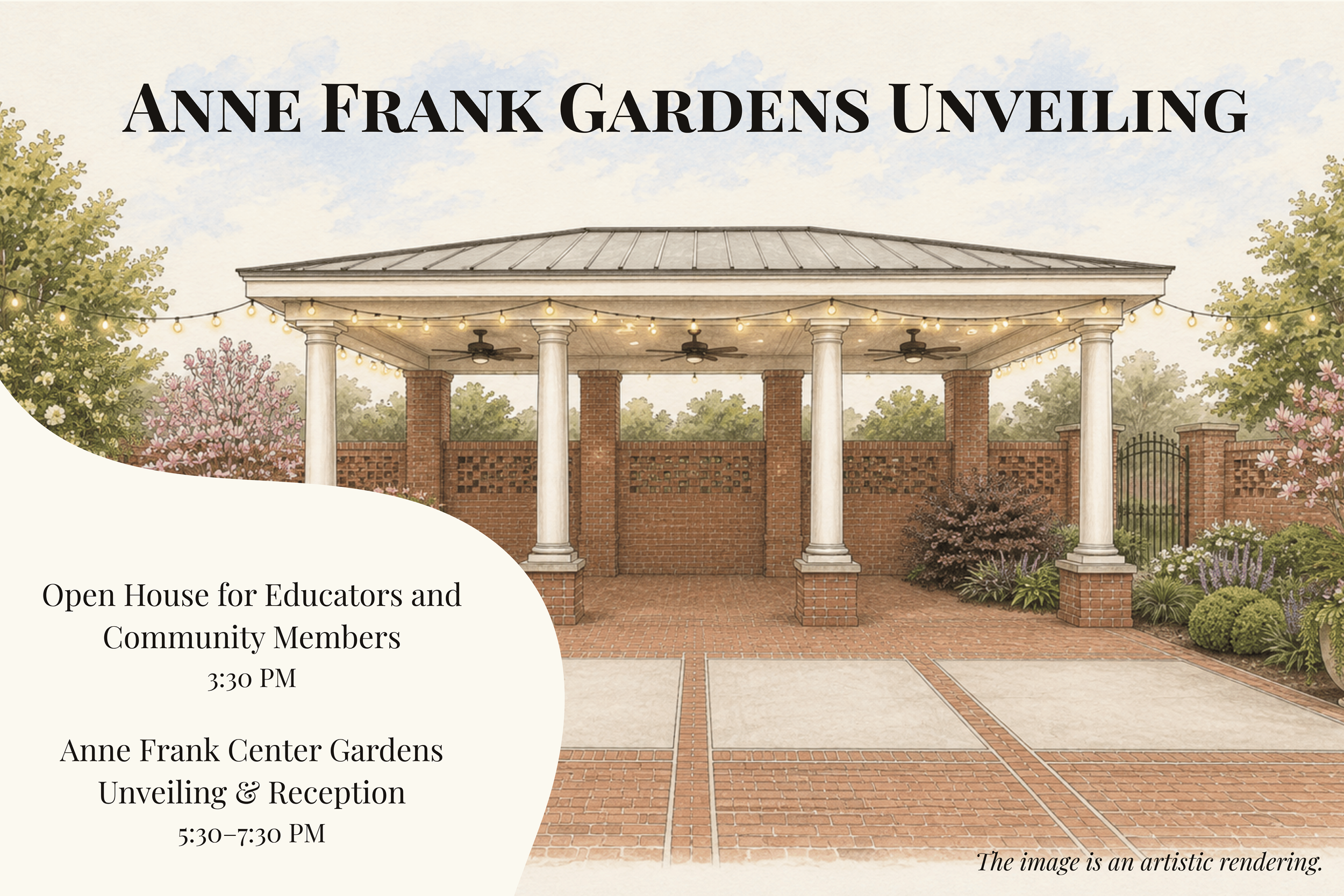 Anne Frank Gardens Unveiling