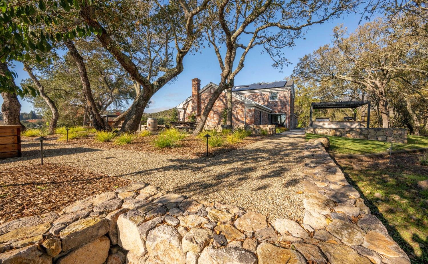 Pergola-covered patio creating shade and comfort in Napa, CA