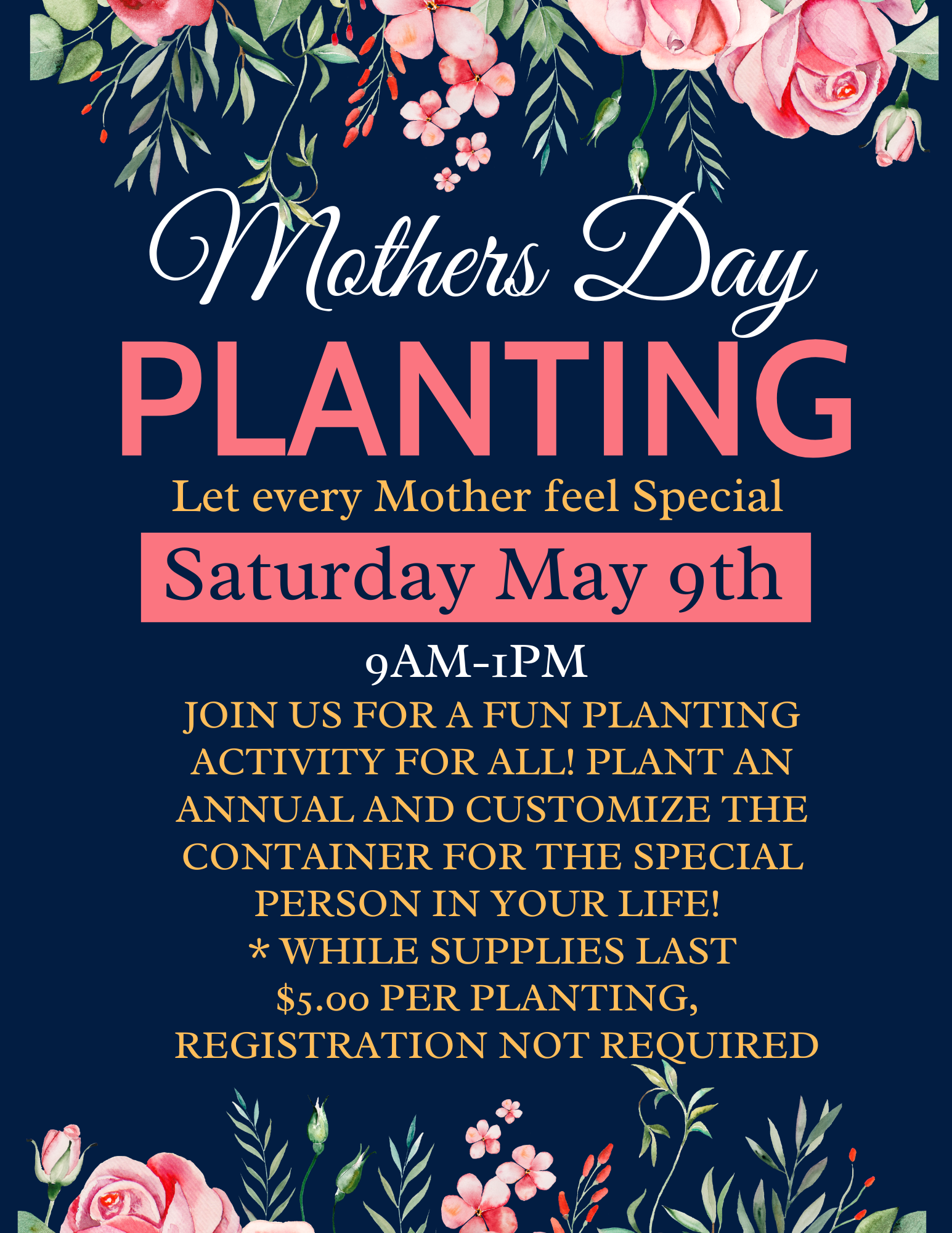 Mother's Day Potting Activity 
