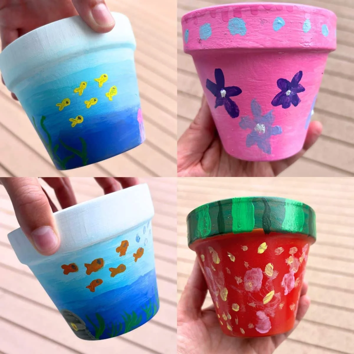Free Wednesday Activity- Paint A Pot & Plant Flower Seeds 