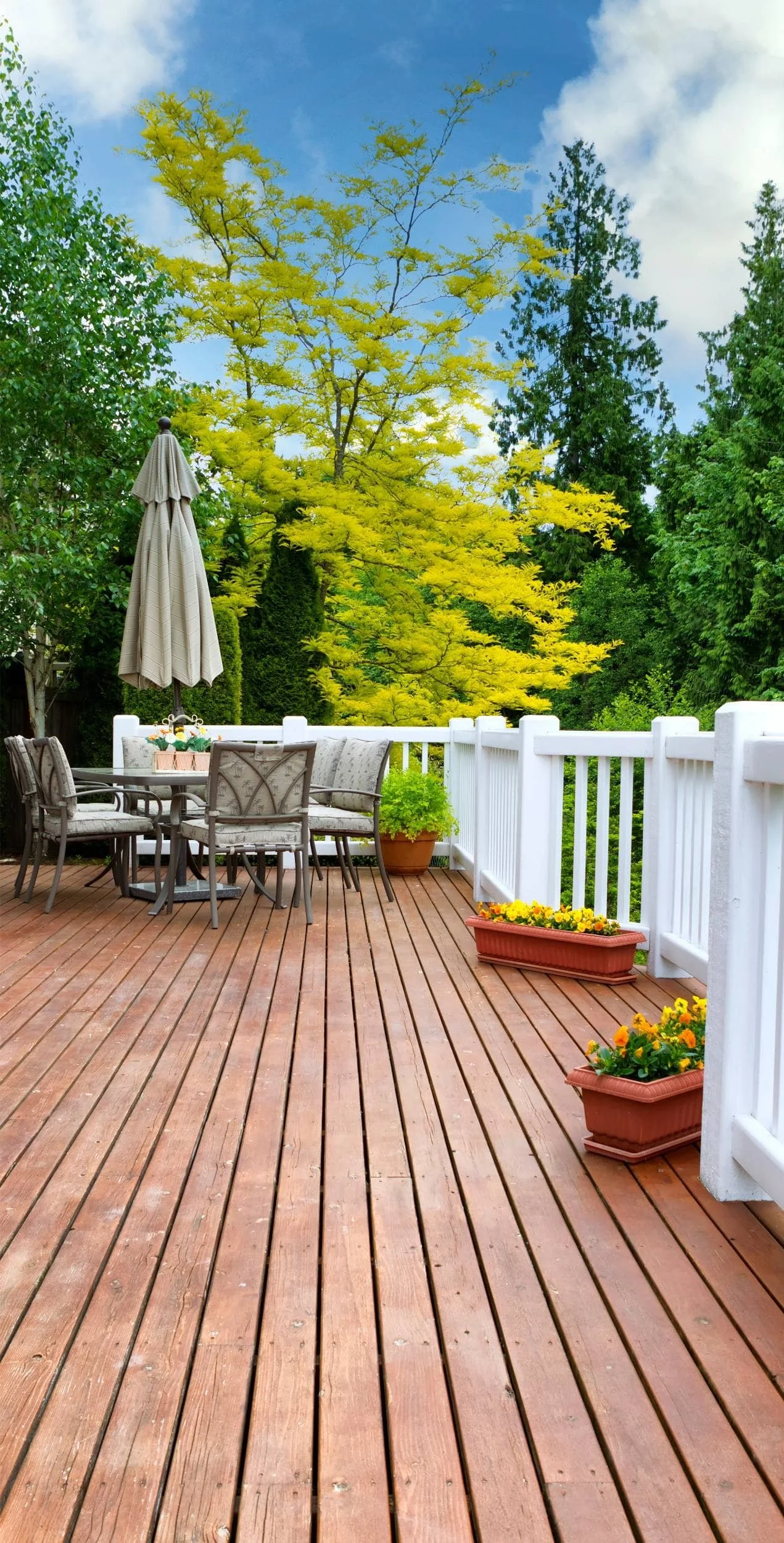 Decking Project Designed for a Morning Coffee Spot in Fox Cities
