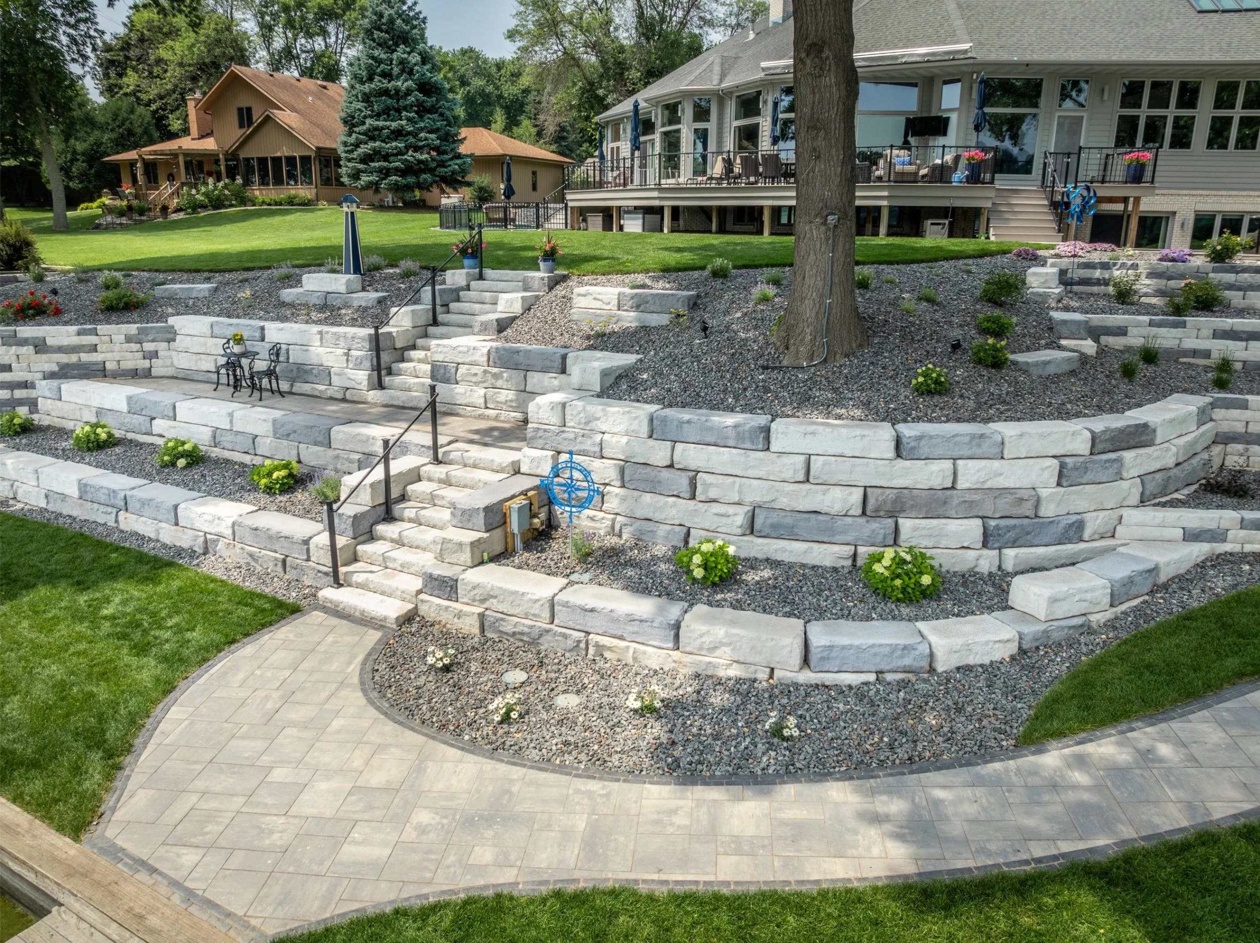 A relaxing garden retreat created with help from a plant store near me in De Pere, WI