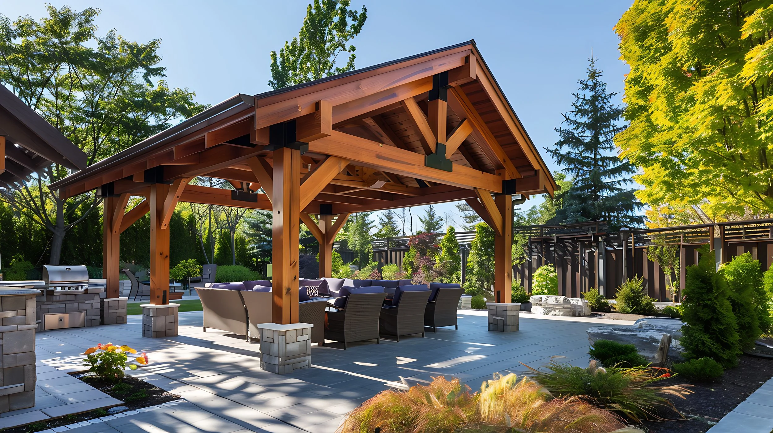 A Pavilion Doesn't Just Cover Your Patio. Here's What It Actually Does for Your Appleton Yard