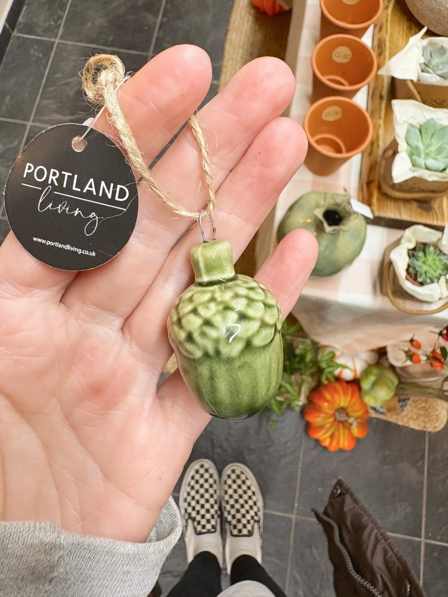 Small Ceramic Acorn