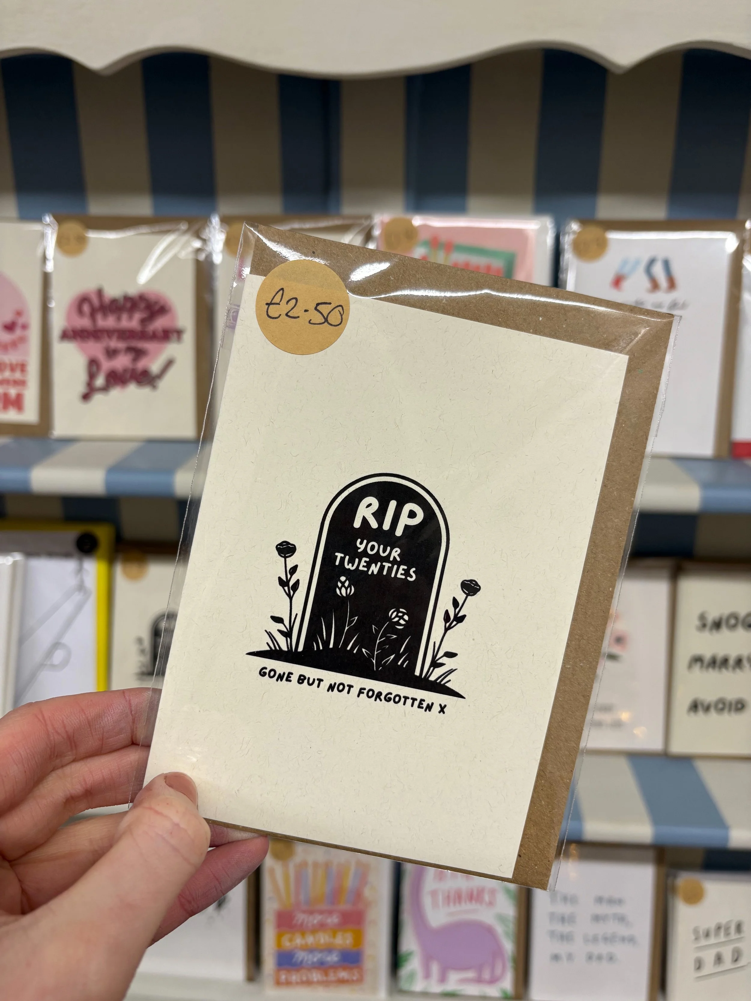 'RIP Your Twenties' Rectangle Card