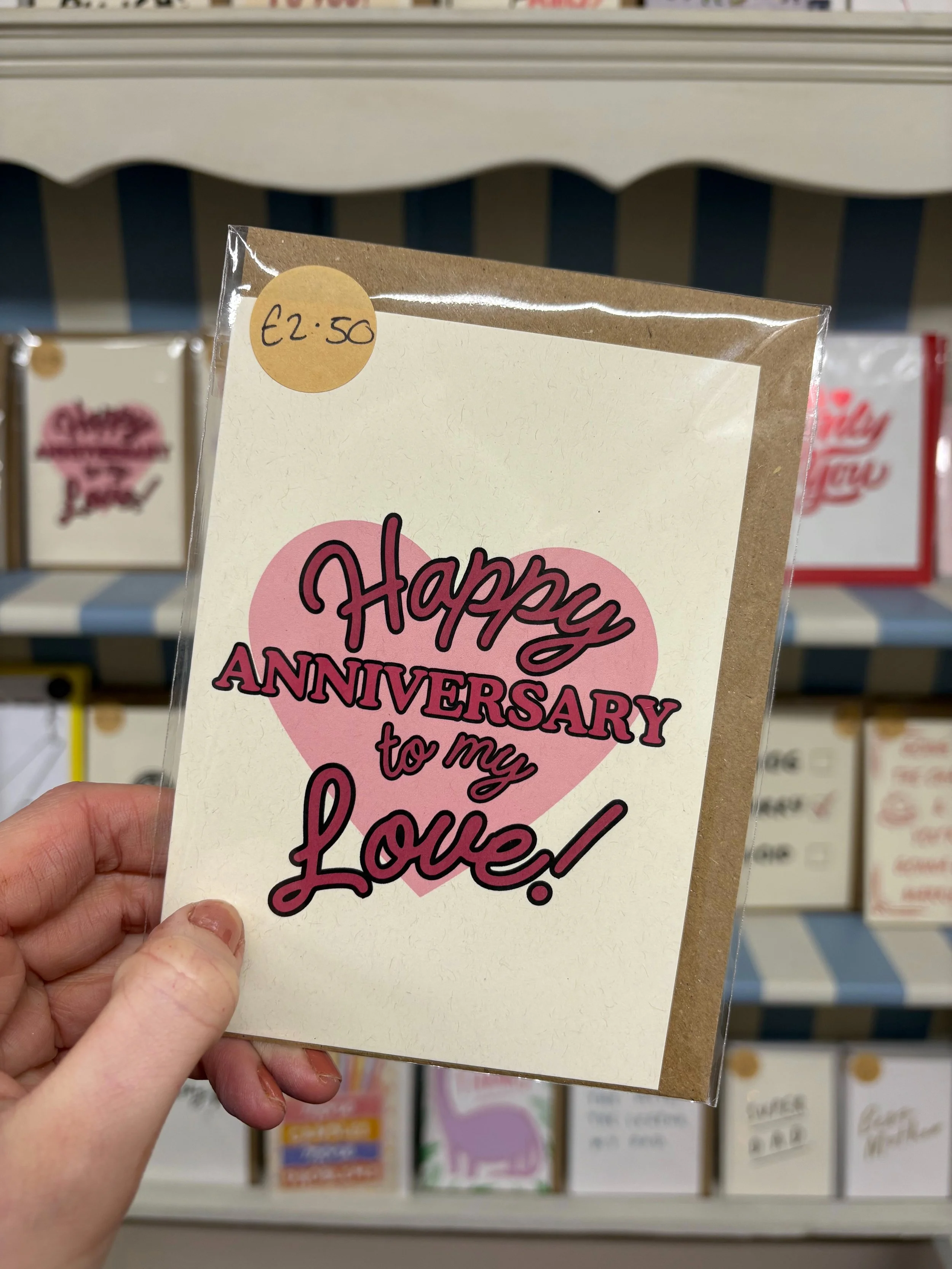 'Happy Anniversary To My Love!' Rectangle Card