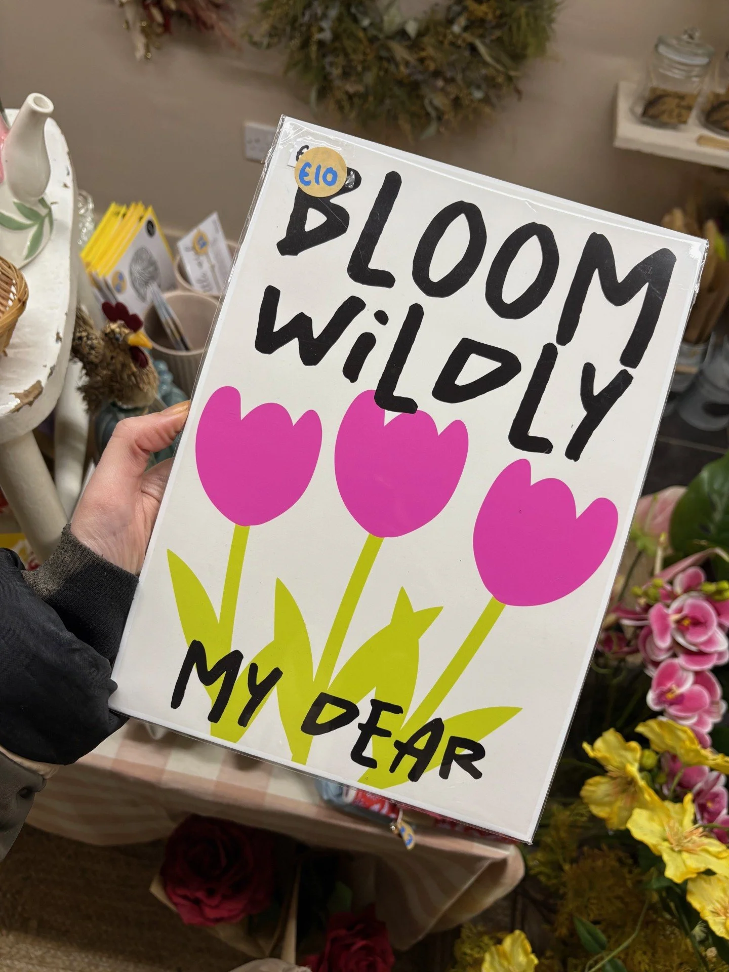 A4 Bloom Wildly My Dear Print