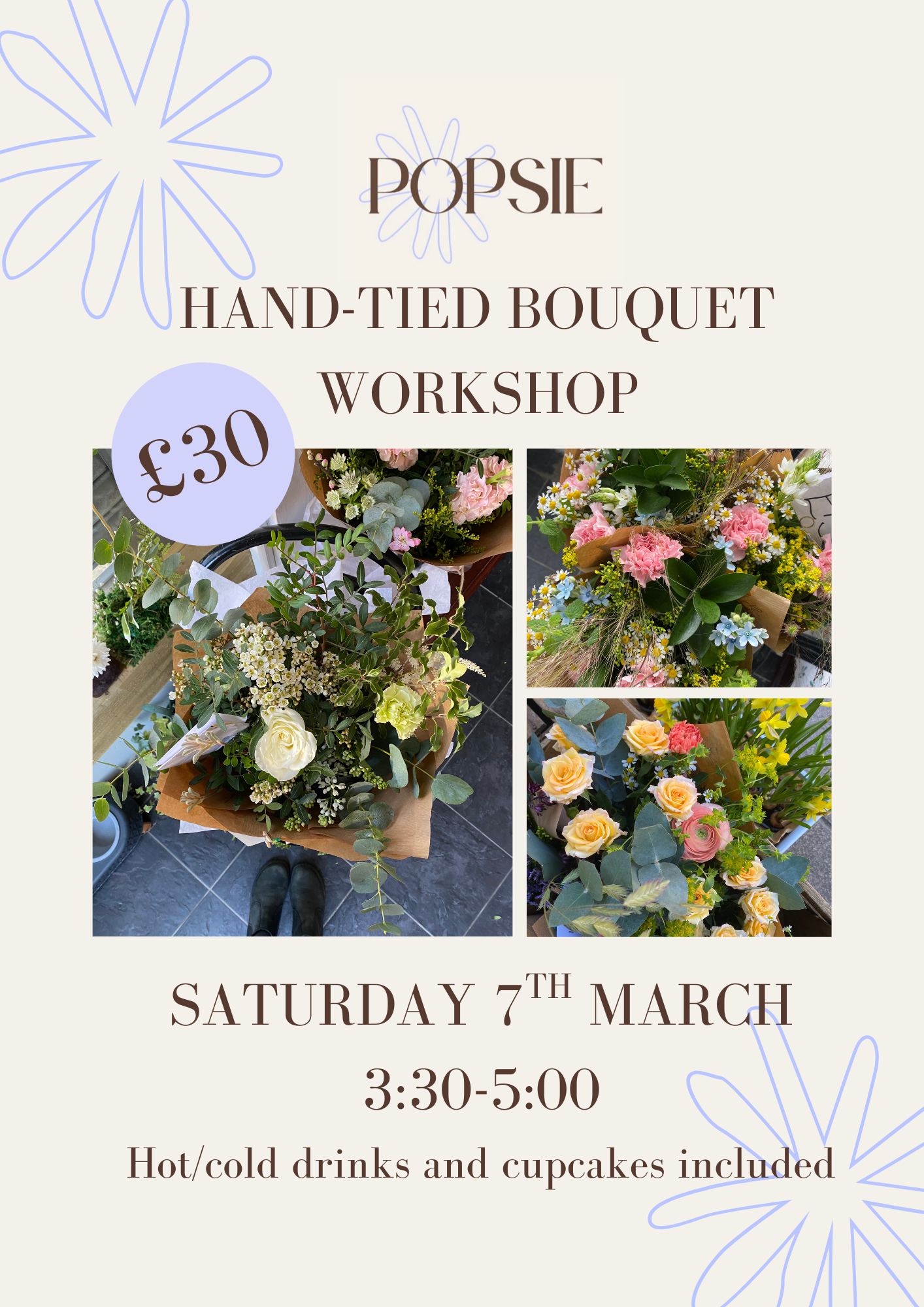 Hand-tied Bouquet Workshop SAT