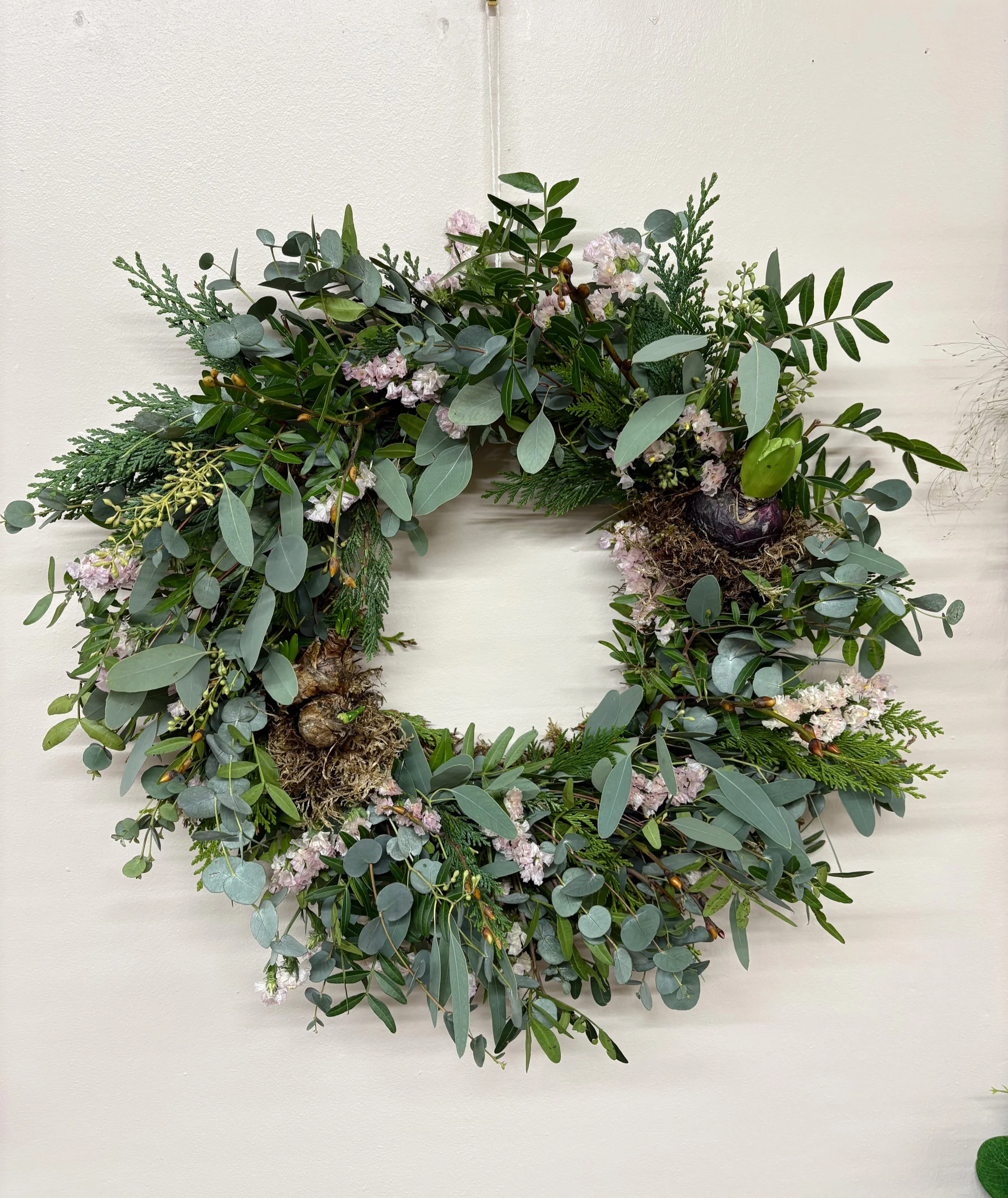 PRE ORDER FOR 24TH MARCH ONWARDS Fresh Living Spring Wreath
