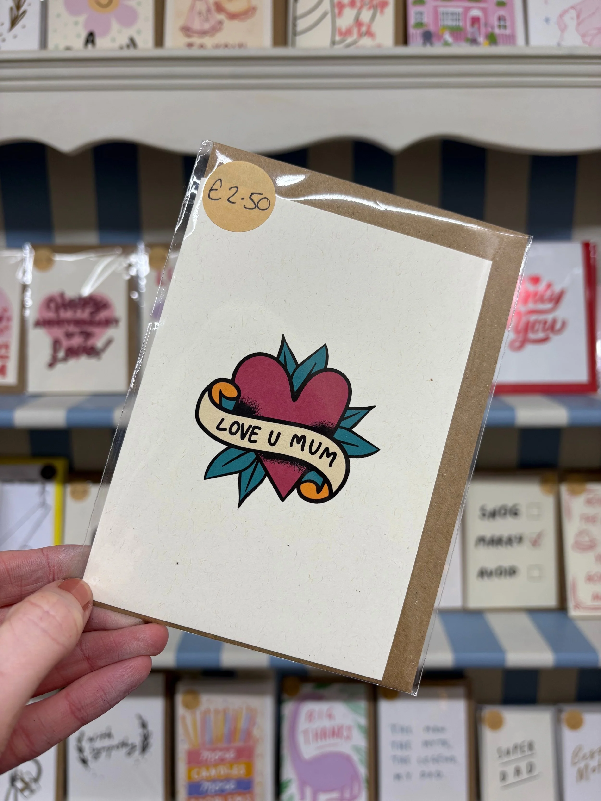 'Love U Mum' Rectangle Card