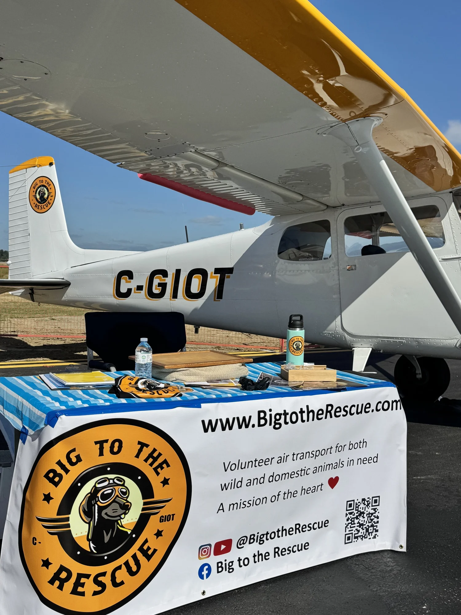 C-GIOT on the apron
