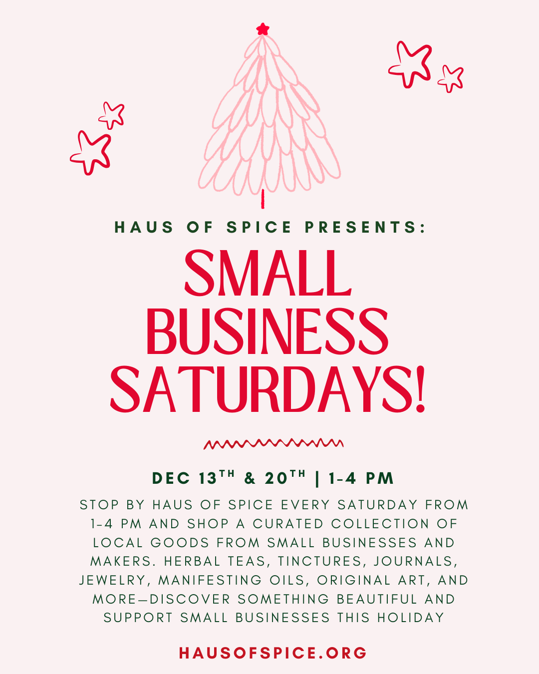 Small Business Saturdays!