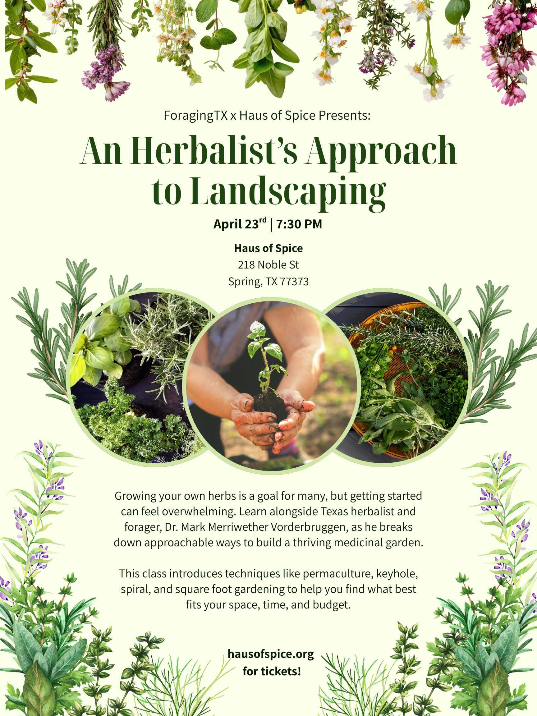 Herbalist Guide to Landscaping!